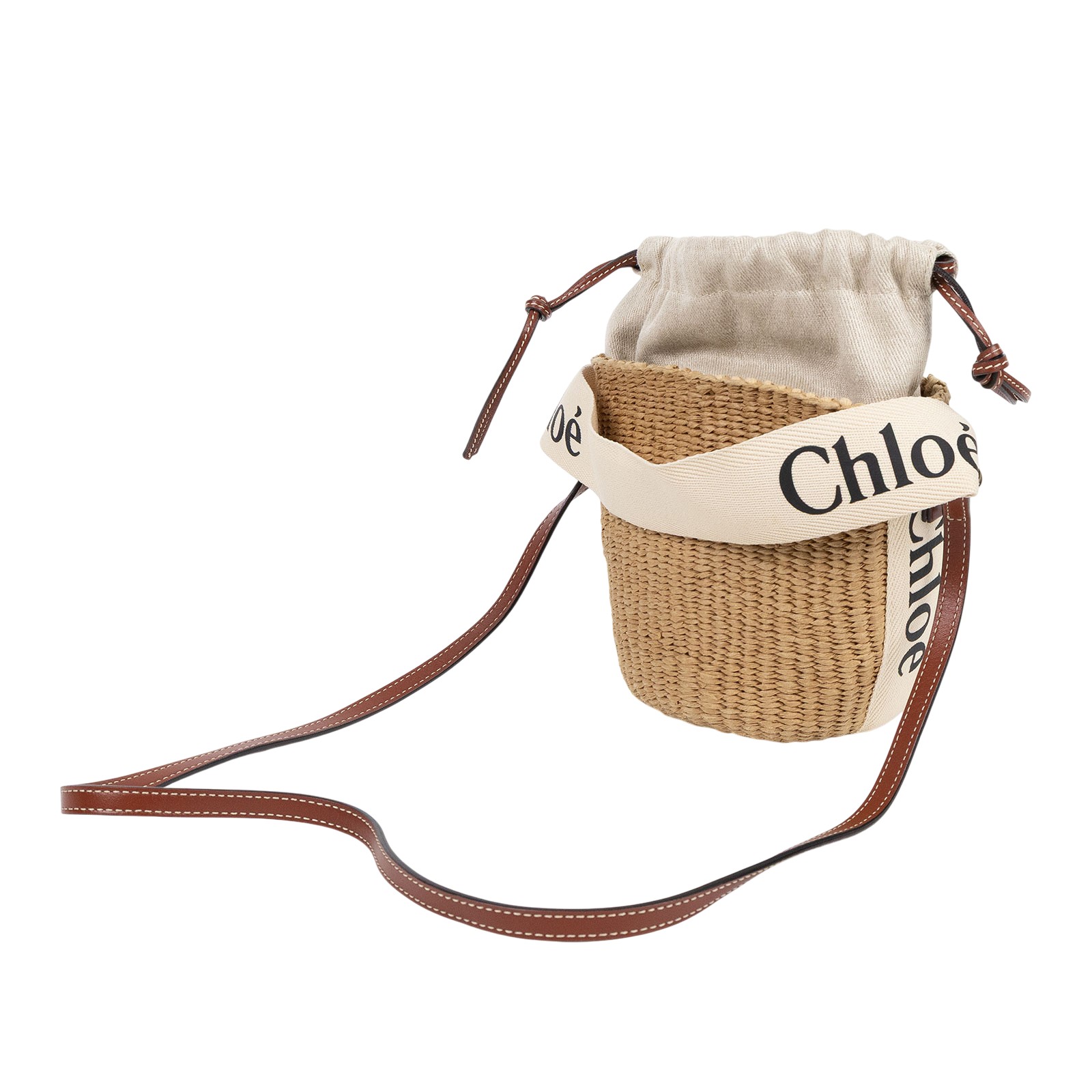 蔻依 CHLOE Mifuko Woody Small 水桶包 CHC22SS381G55101 MIFUKO草編水桶包 防塵袋