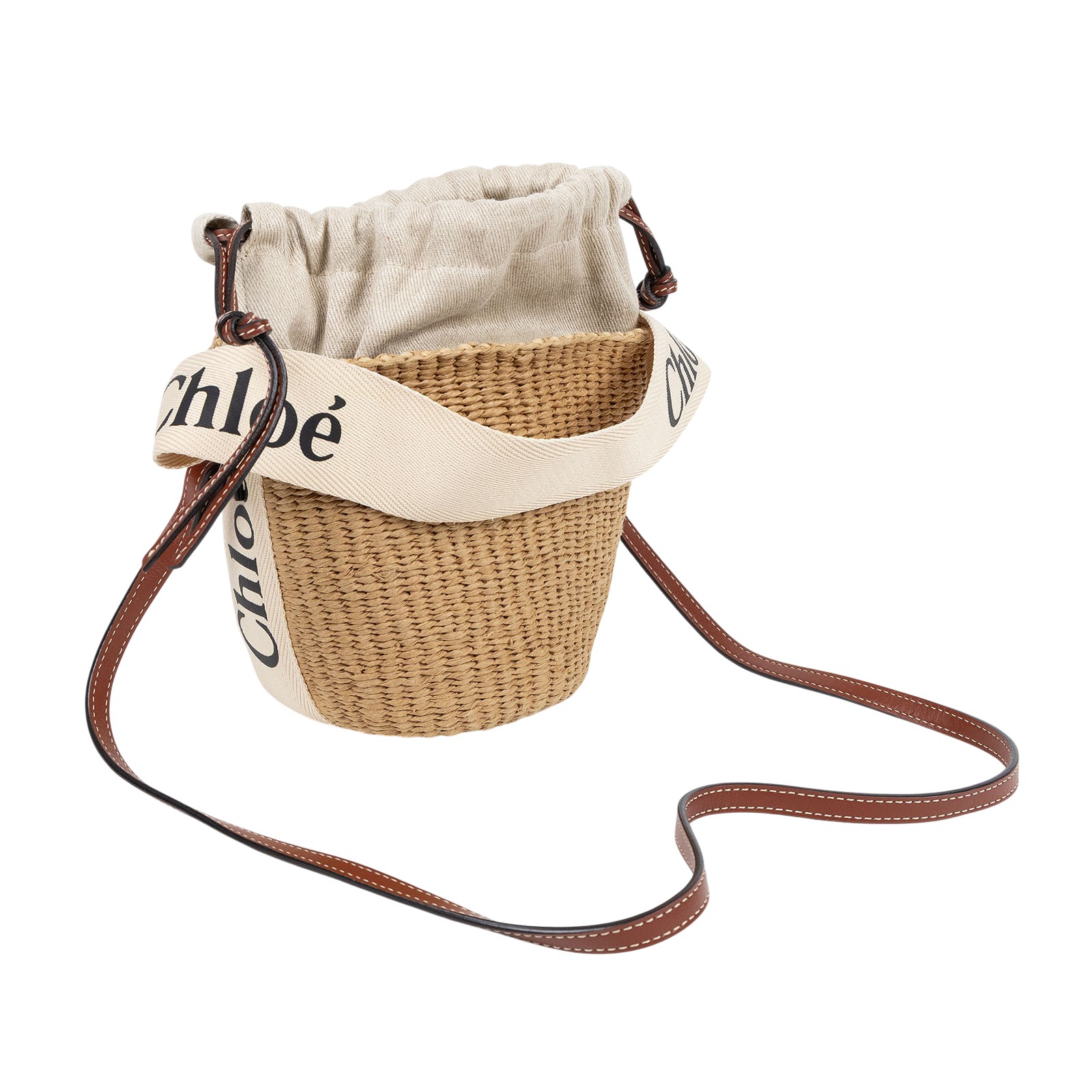 蔻依 CHLOE Mifuko Woody Small 水桶包 CHC22SS381G55101 MIFUKO草編水桶包 防塵袋