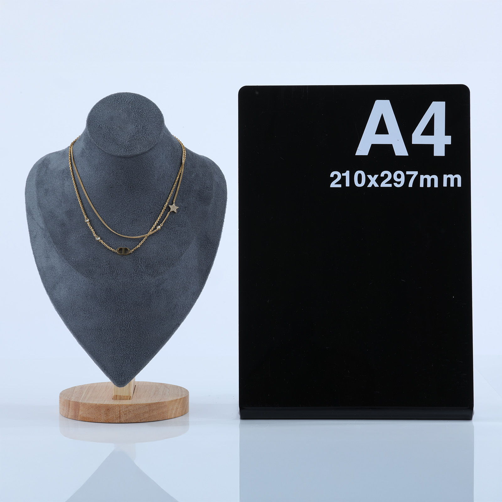 迪奧 CHRISTIAN DIOR Petit CD 雙項鍊 N1155PMTCY CD水鑽項鍊 原廠盒子/購買證明