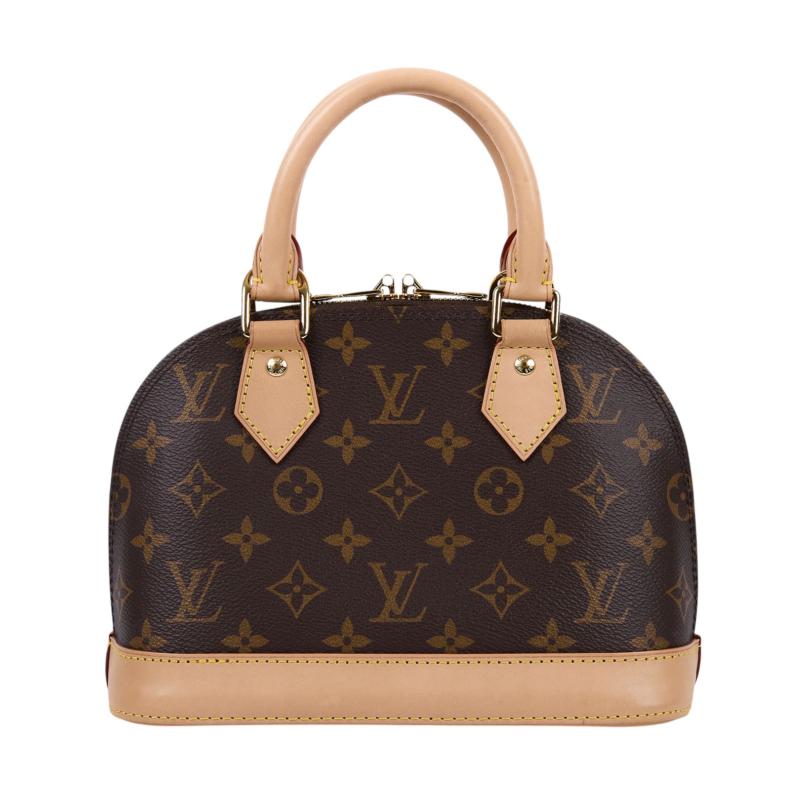 路易威登 LOUIS VUITTON Alma BB 手提包 經典帆布 M46990 晶片款 原花ALMA BB 原廠盒子/背帶/鎖組