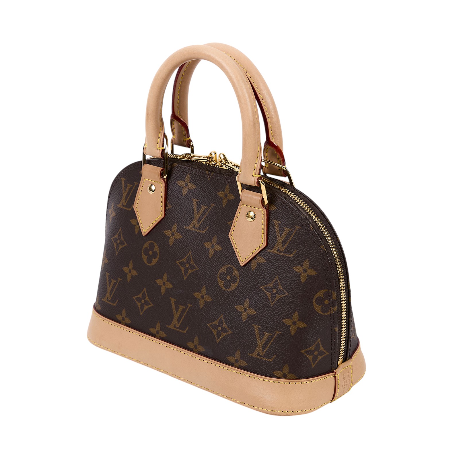 路易威登 LOUIS VUITTON Alma BB 手提包 經典帆布 M46990 晶片款 原花ALMA BB 原廠盒子/背帶/鎖組