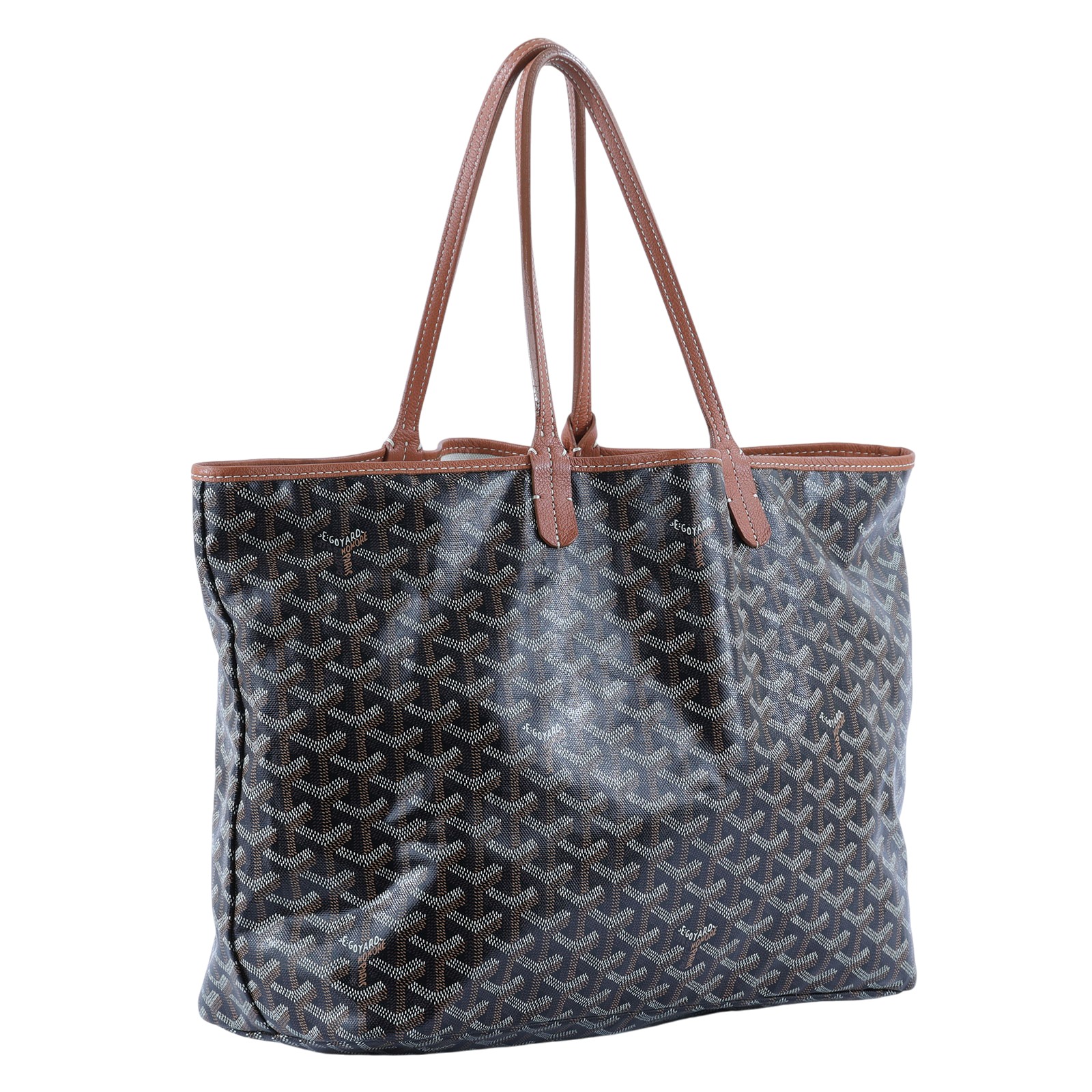 高雅德 GOYARD Saint Louis PM Bag 托特包 STLOUIPMLTY LOUIS PM焦糖 防塵袋 /購買證明影本