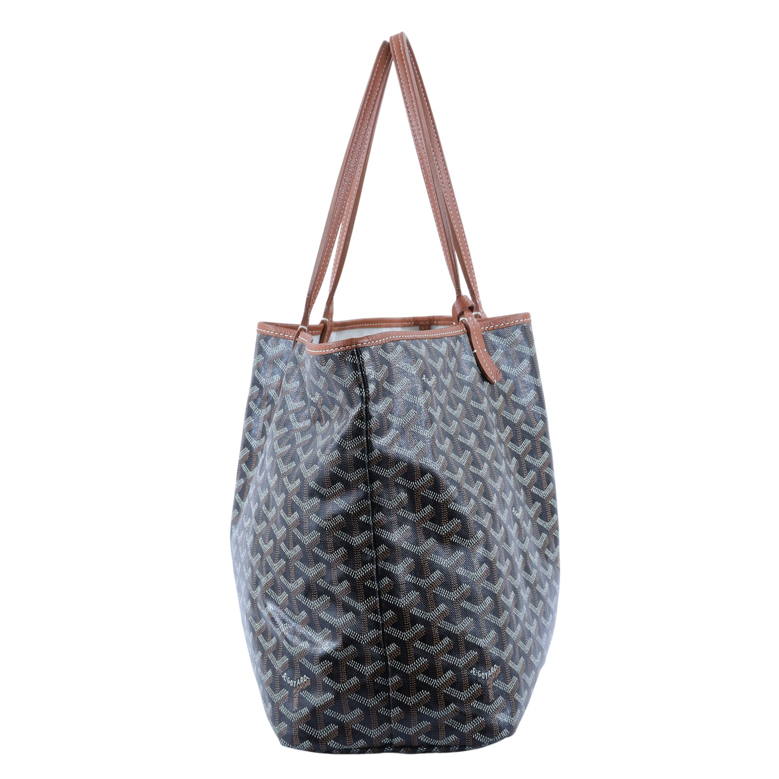 高雅德 GOYARD Saint Louis PM Bag 托特包 STLOUIPMLTY LOUIS PM焦糖 防塵袋 /購買證明影本