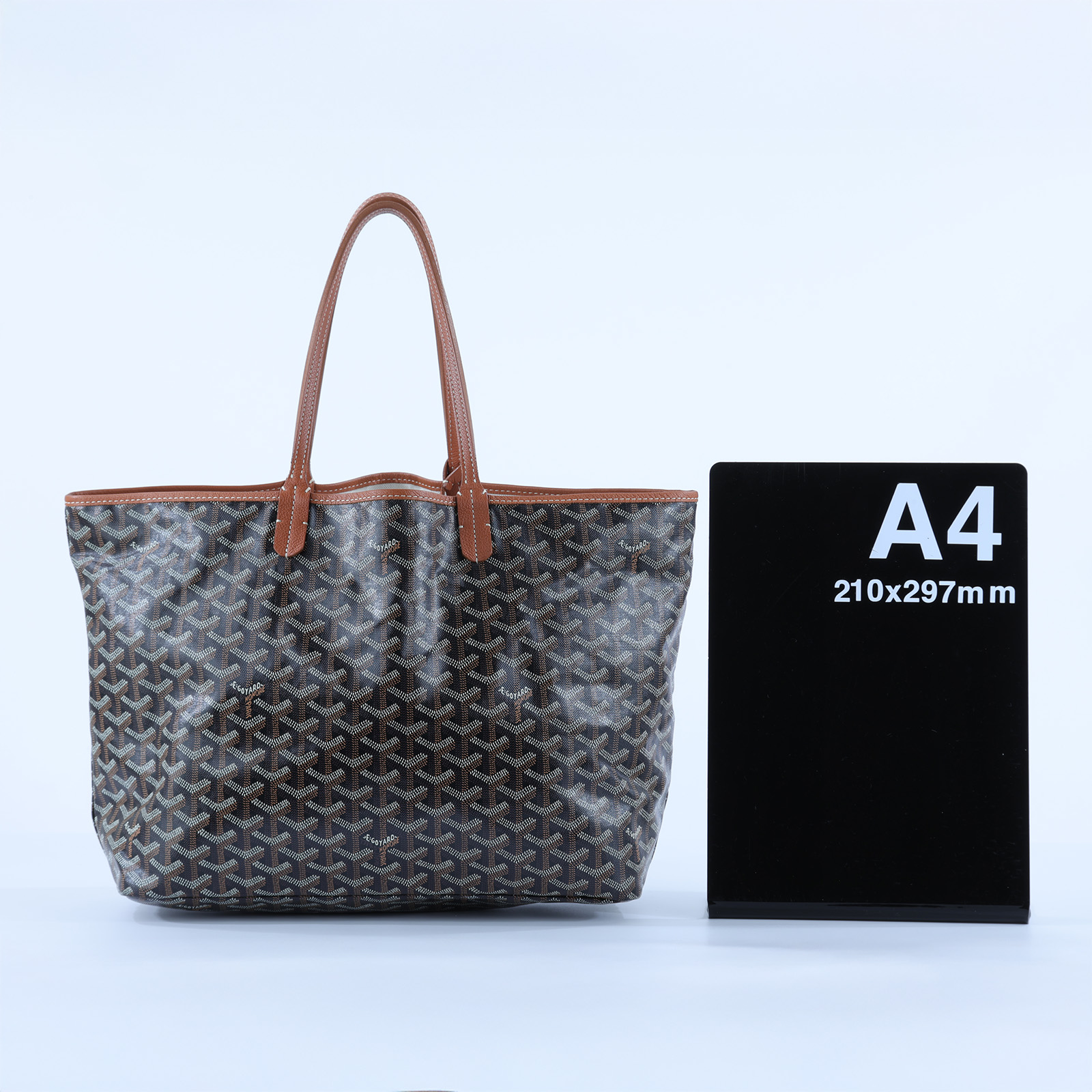 高雅德 GOYARD Saint Louis PM Bag 托特包 STLOUIPMLTY LOUIS PM焦糖 防塵袋 /購買證明影本