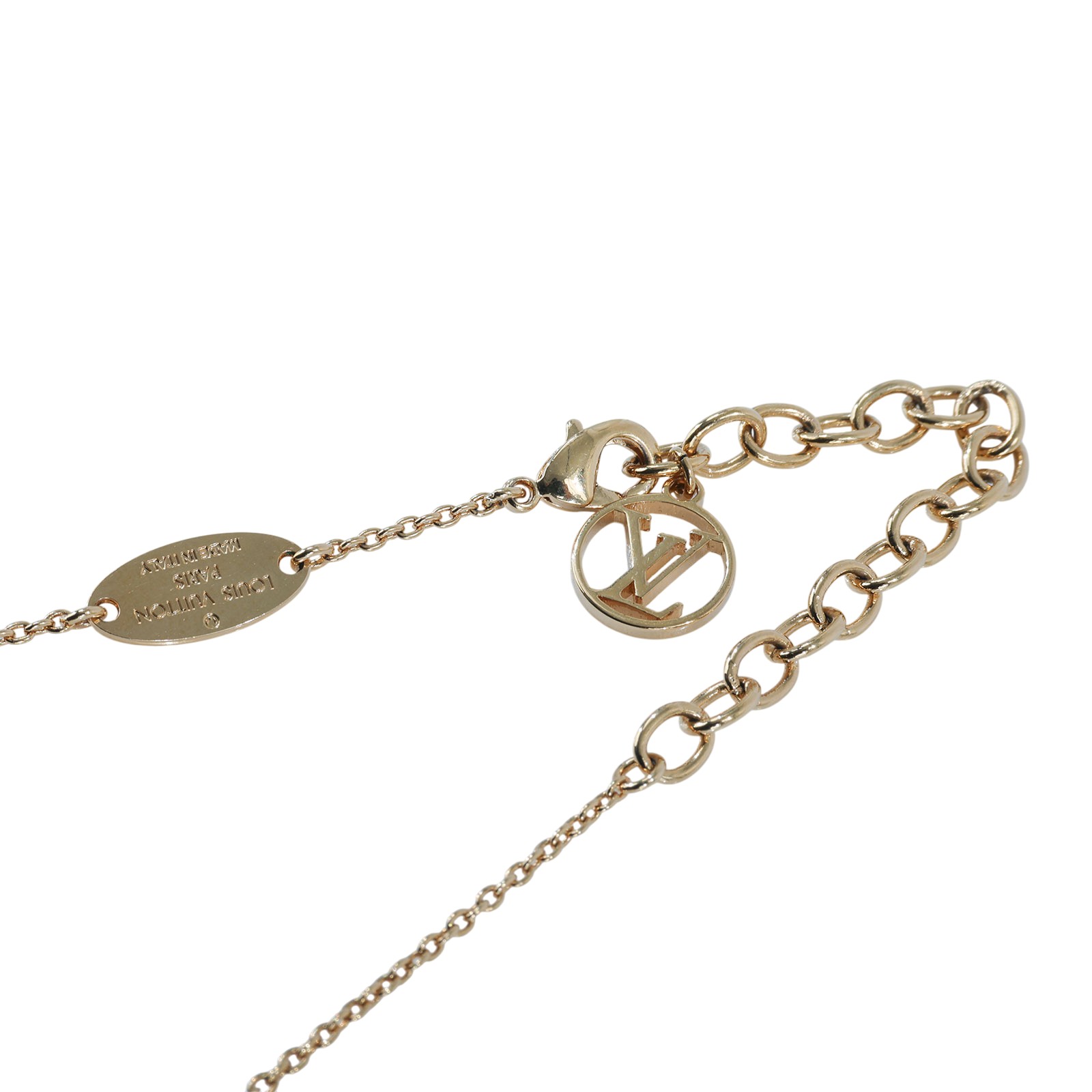 路易威登 LOUIS VUITTON Louisette Signature 項鍊 M00365 Louisette 項鏈 防塵袋 /購買證明