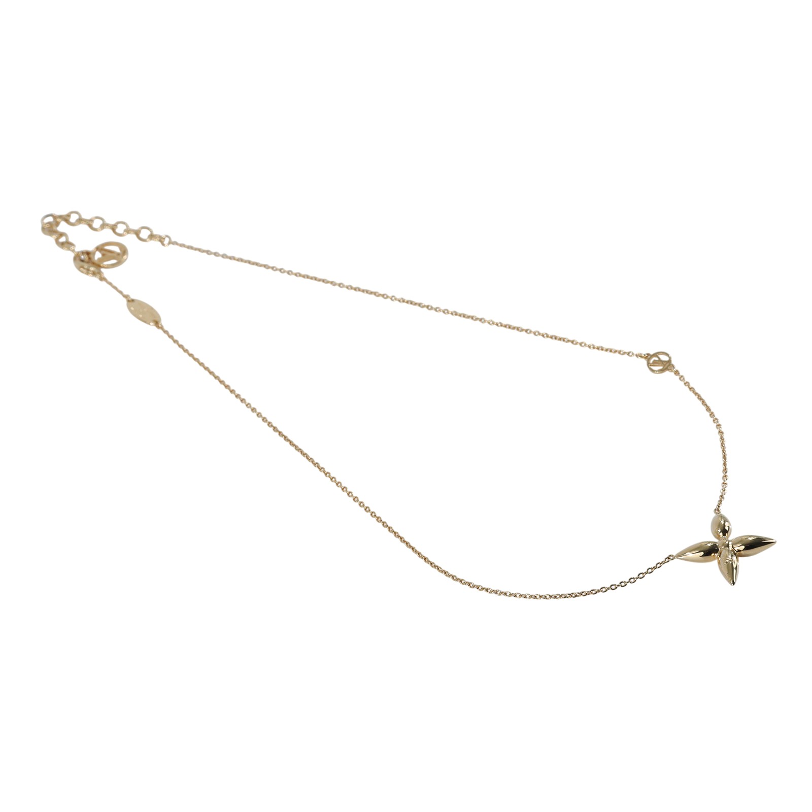 路易威登 LOUIS VUITTON Louisette Signature 項鍊 M00365 Louisette 項鏈 防塵袋 /購買證明