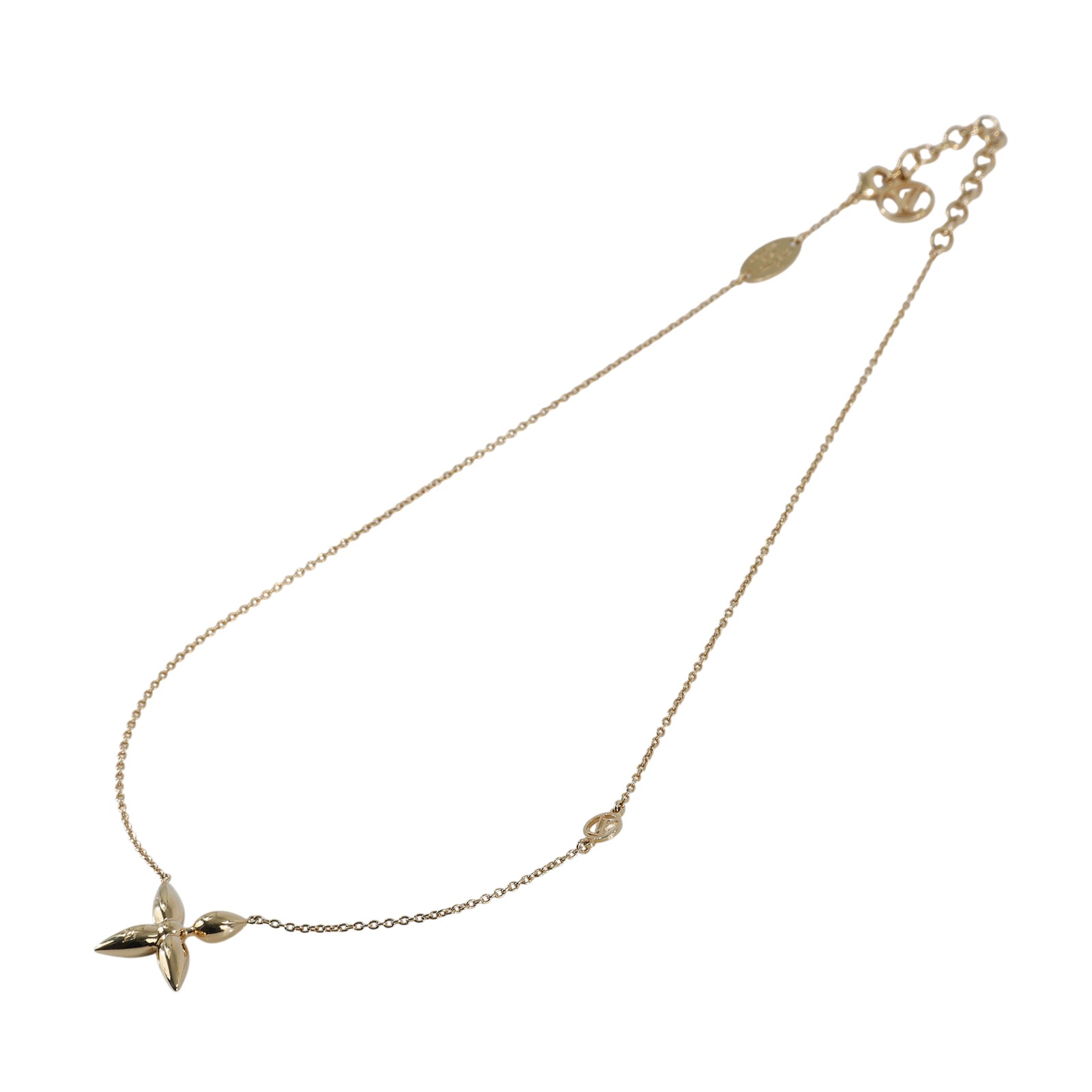 路易威登 LOUIS VUITTON Louisette Signature 項鍊 M00365 Louisette 項鏈 防塵袋 /購買證明