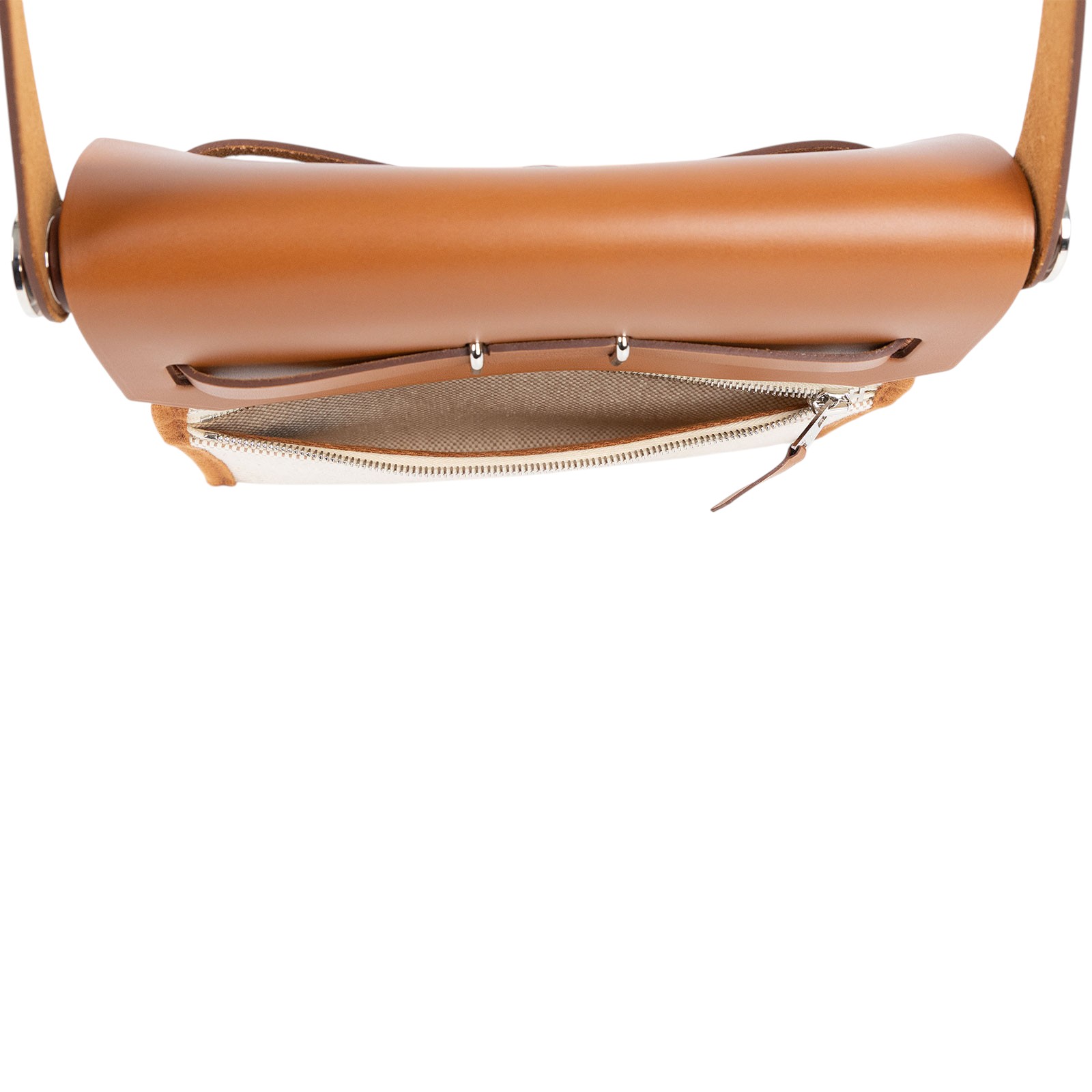 愛馬仕 Hermes Herbag Zip 20 銀色五金 米白 米色 焦糖棕 H085414CKAA  原廠盒子/防塵袋/購買證明影本