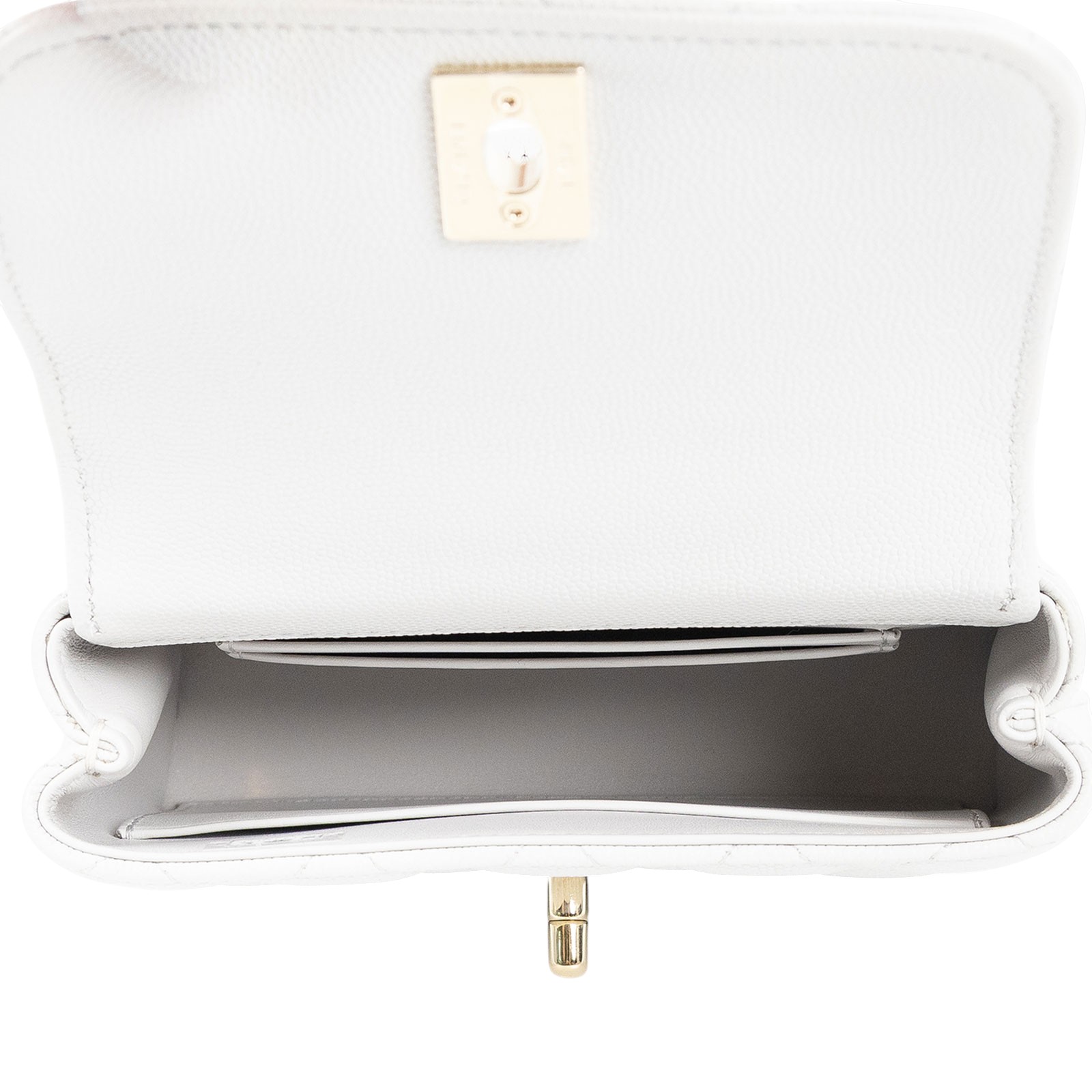 香奈兒 CHANEL Handle 手提 口蓋包 迷你 AP4244 B05061 灰色小HANDLE 原廠盒子/防塵袋/韓國購買證明