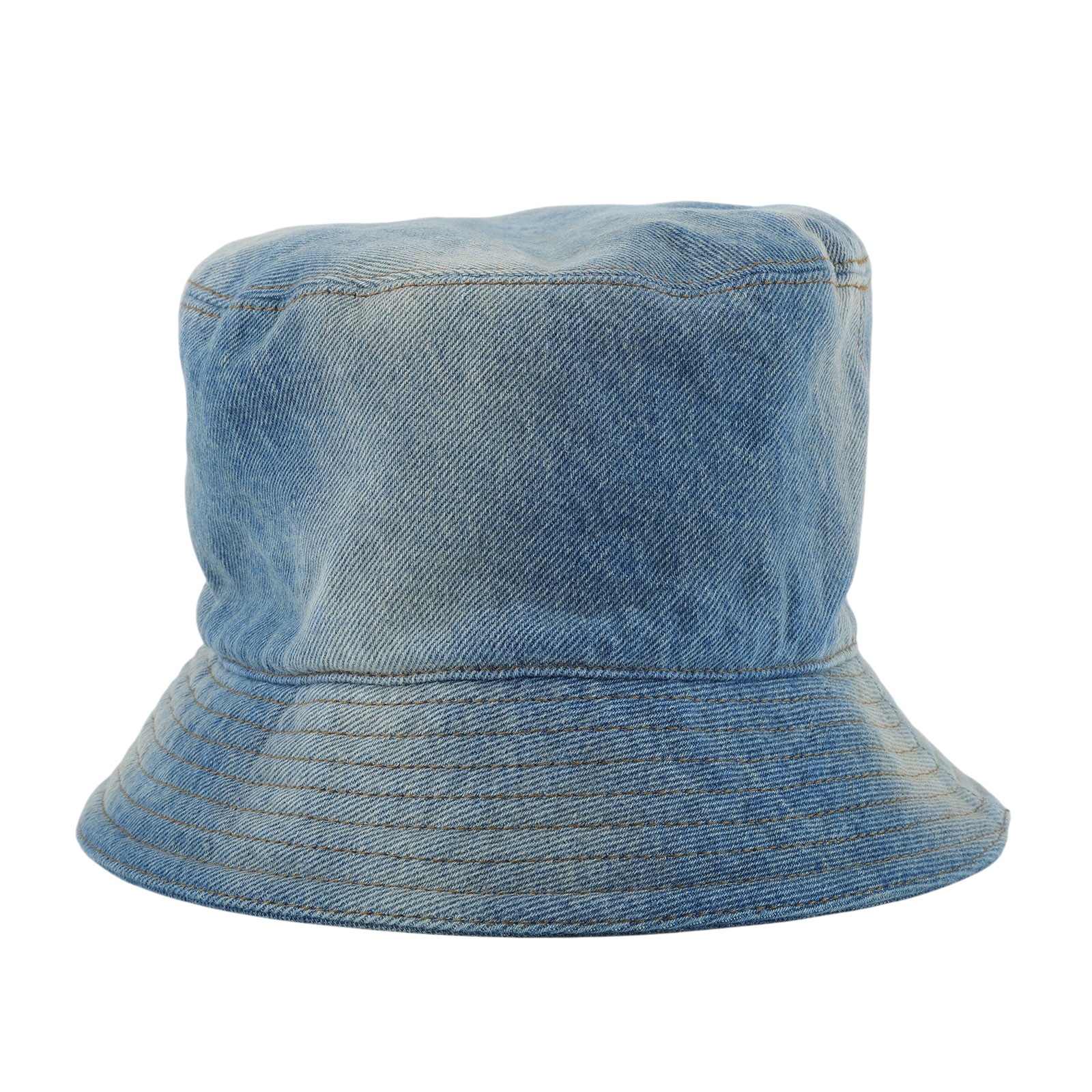 普拉達 PRADA 丹寧 漁夫帽 1HC137_12K1_M 牛仔漁夫帽 #M 防塵袋