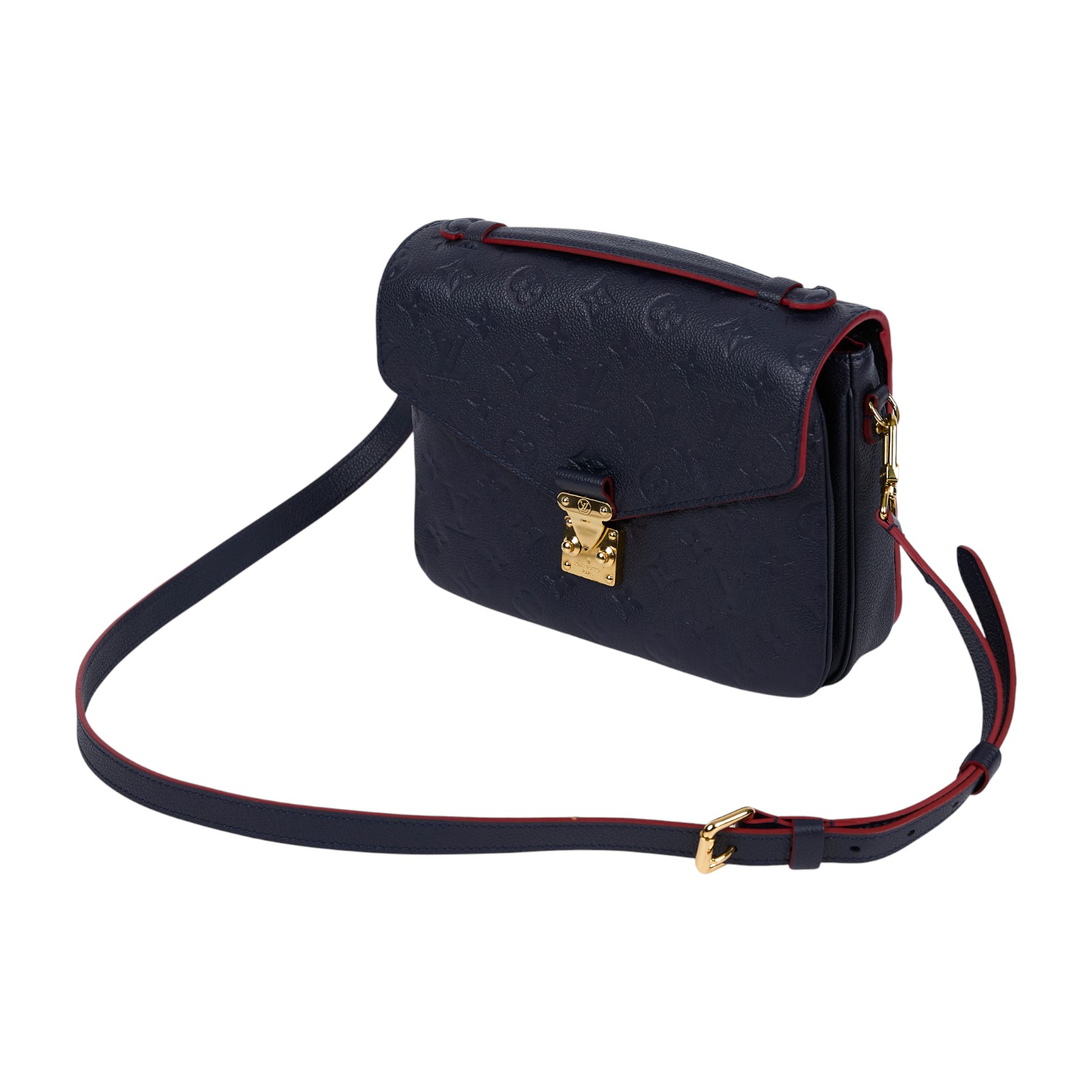 路易威登 LOUIS VUITTON Pochette Metis 金釦 郵差包  M44071 深藍POCHETTE MÉTIS郵差包 原廠盒子/防塵袋