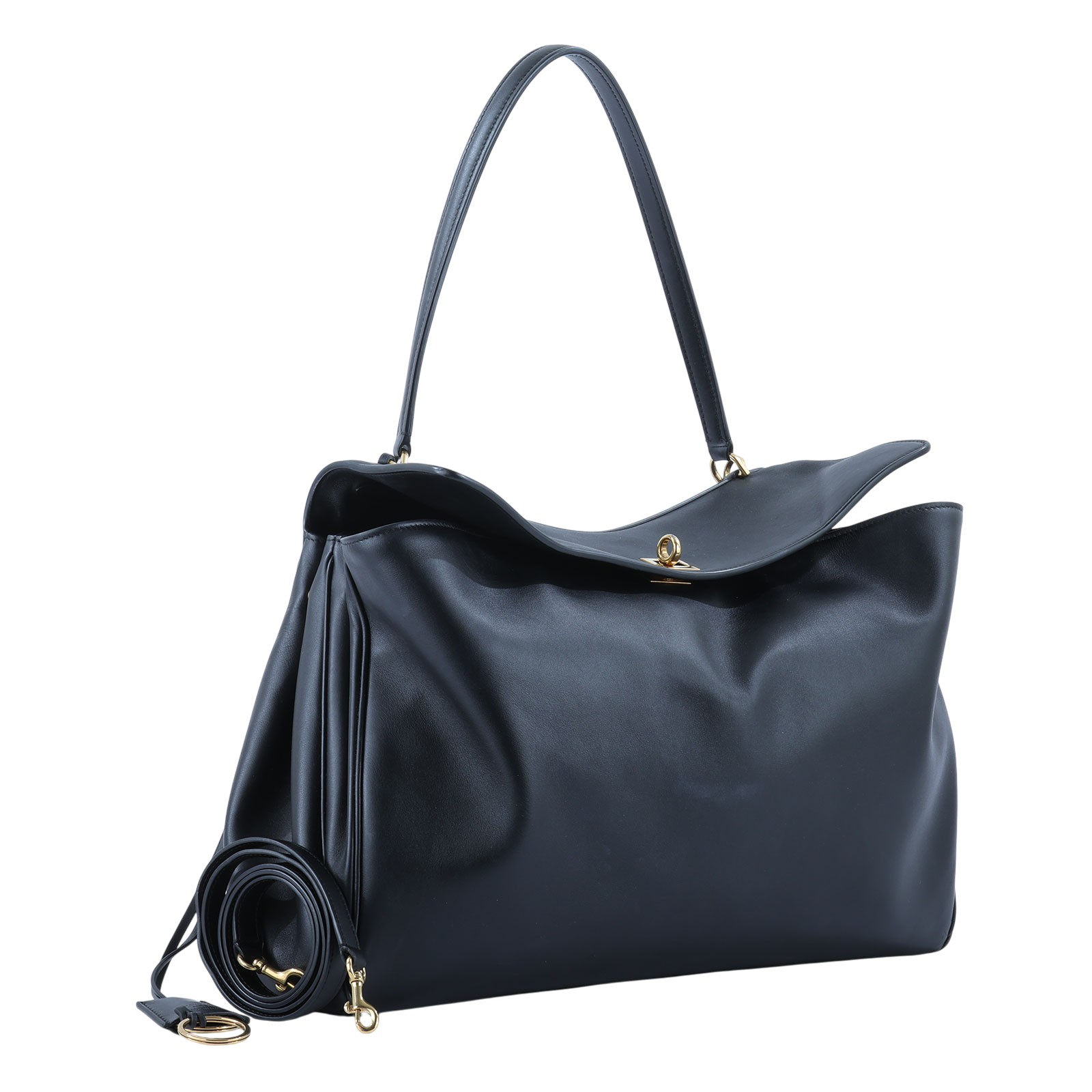 巴黎世家 BALENCIAGA Rodeo Large 手提包 7897442ABV5 黑金RODEO LARGE 防塵袋/背帶