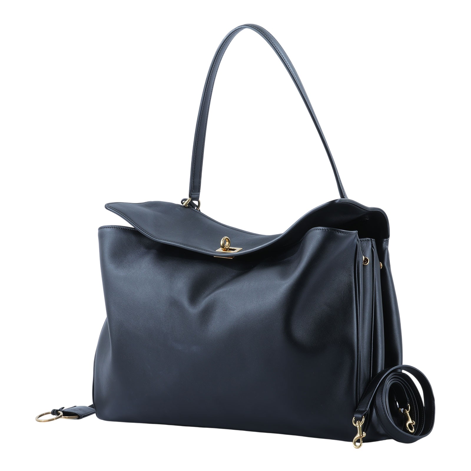 巴黎世家 BALENCIAGA Rodeo Large 手提包 7897442ABV5 黑金RODEO LARGE 防塵袋/背帶