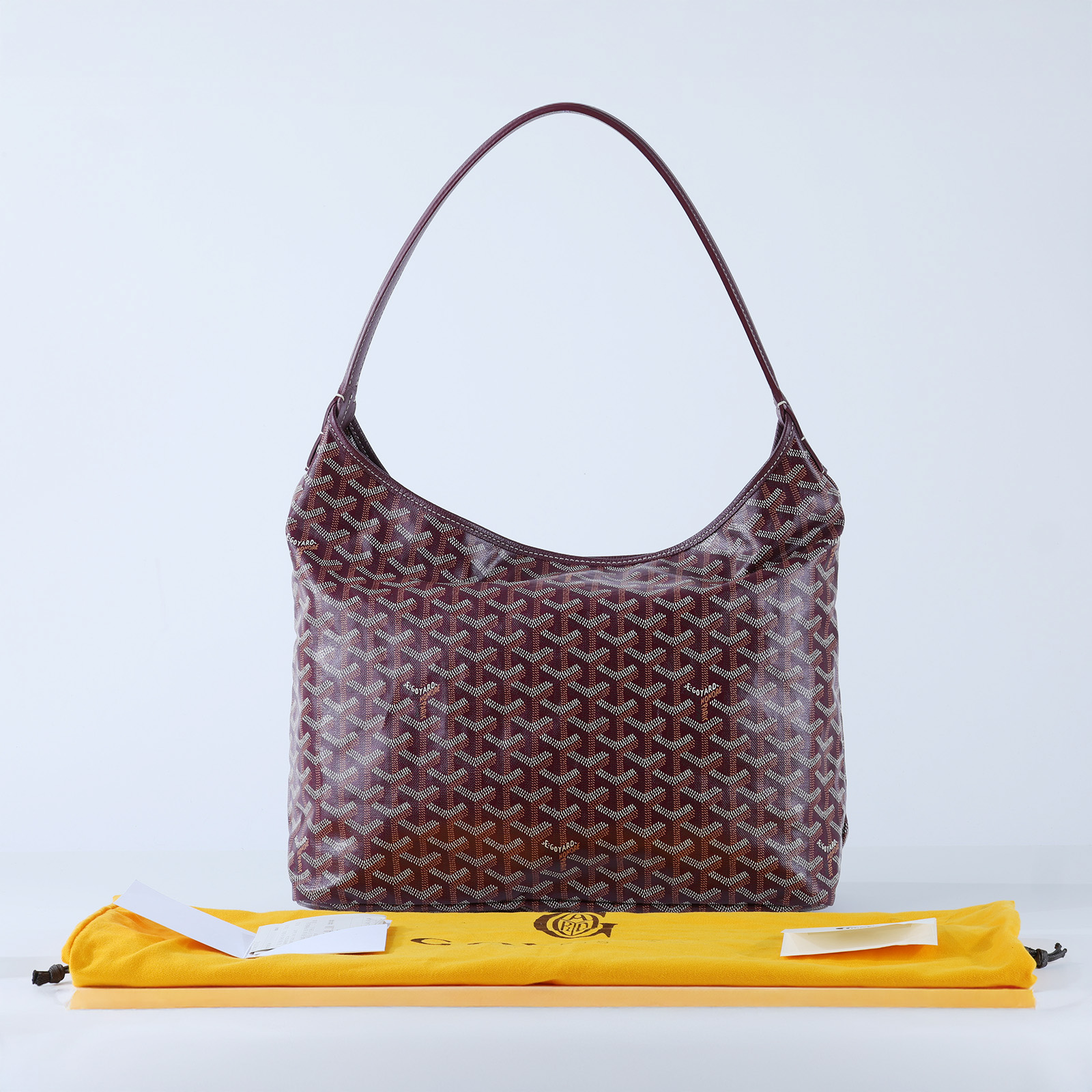 高雅德 GOYARD Bohème Hobo Bag PM 托特包 BOHEMEPMLTY 酒紅HOBO 防塵袋