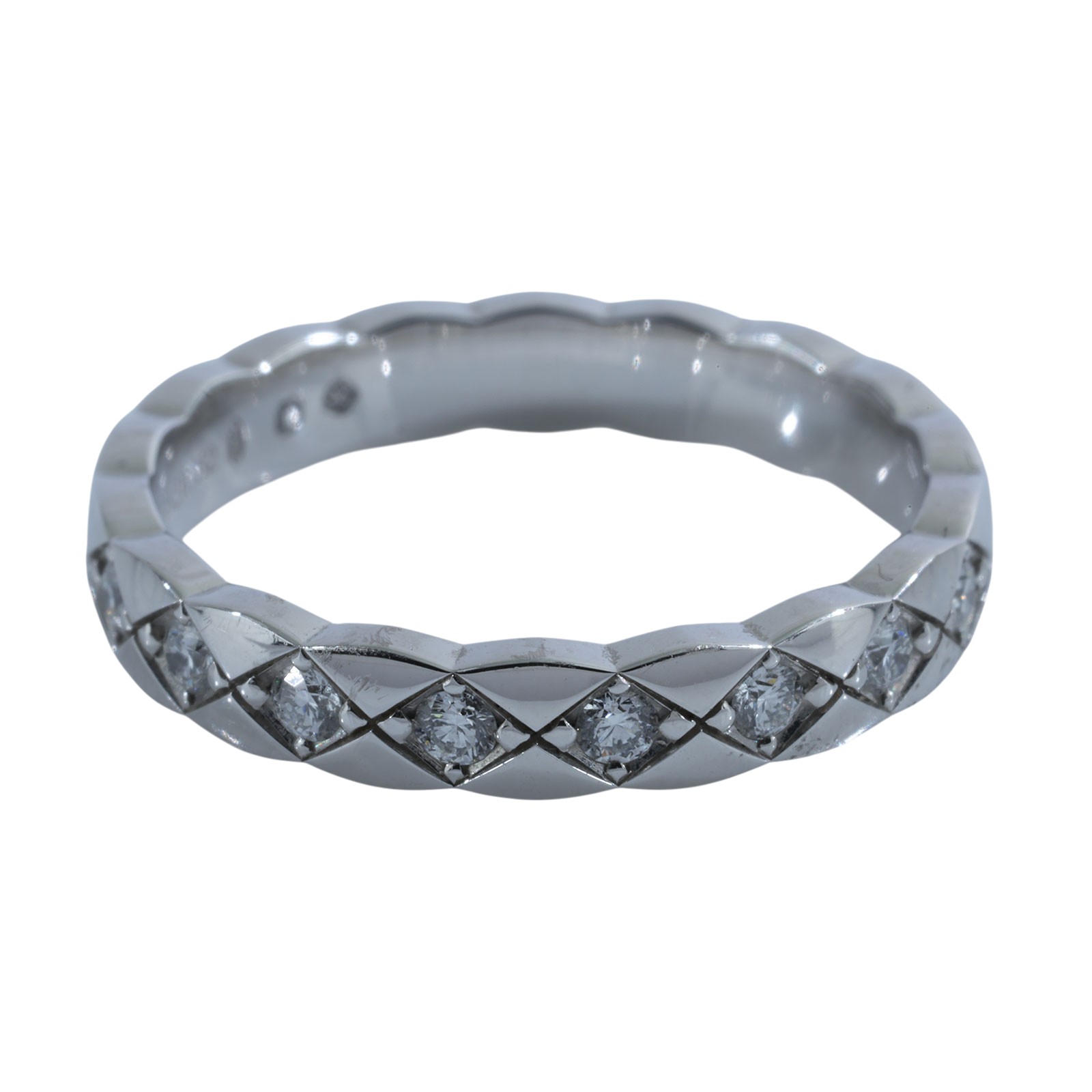 香奈兒 CHANEL Coco Crush 窄版 戒指 J11871/52J1187152/FH5526 COCO CRUSH 帶鑽 MINI RING #52 原廠盒子/保證卡/購買證明