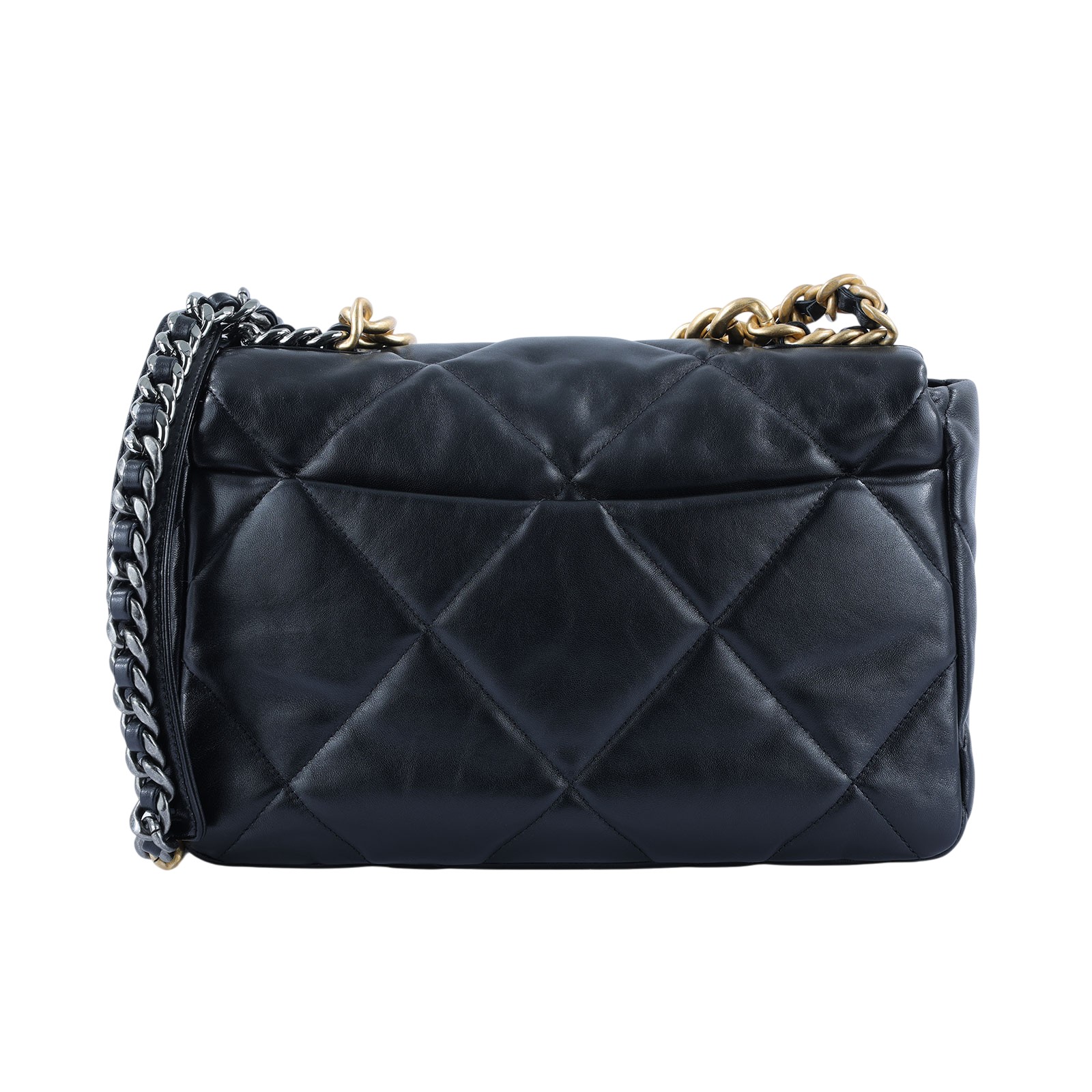 香奈兒 CHANEL 19 大型口蓋包 AS1161 晶片款 黑羊19包 30CM 原廠盒子/防塵袋/購買證明