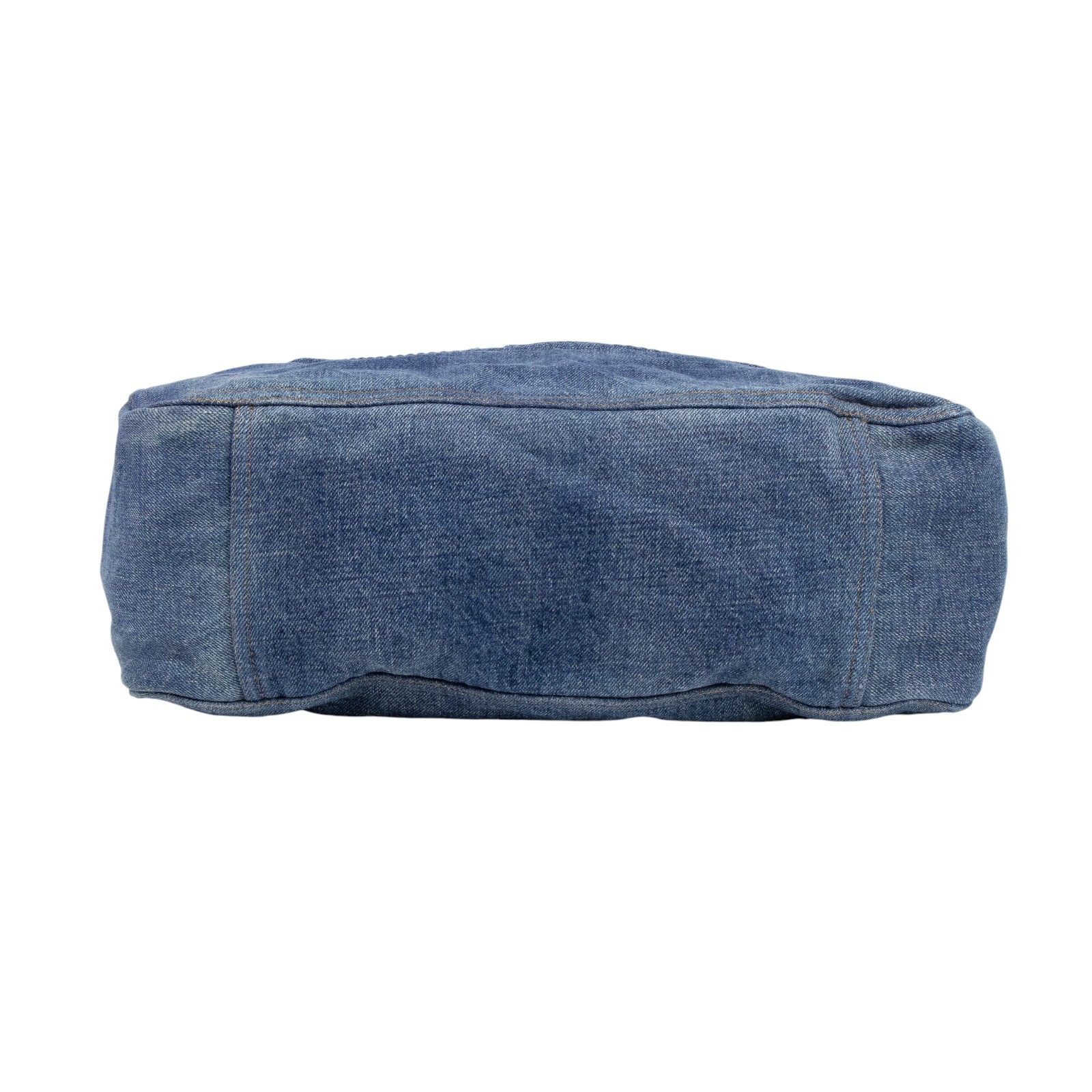 思琳 CELINE CABAS 手提袋 大型 122462GTB 單寧凱旋LOGO牛仔托特包 防塵袋