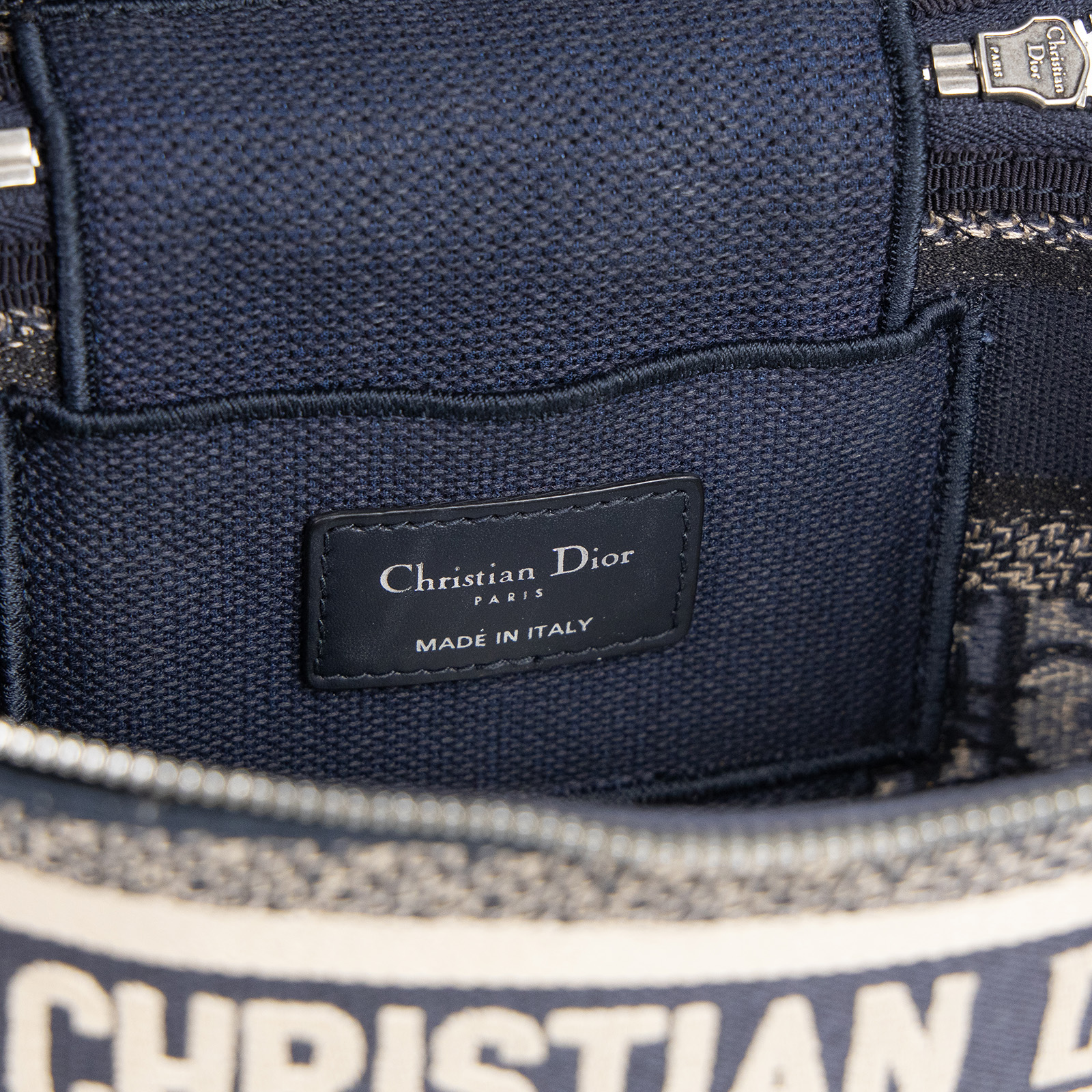 迪奧 CHRISTIAN DIOR 妝箱包 S5529VRIW 藍緹花帆布TRAVEL VANITY SMALL 防塵袋