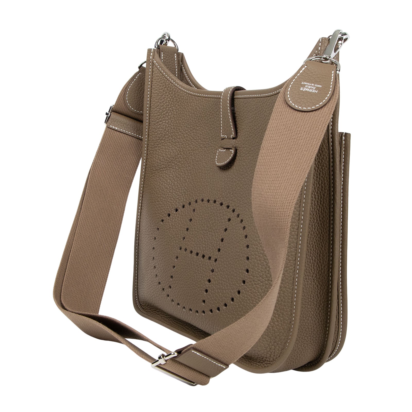 愛馬仕 Hermes Evelyne Bag 伊芙琳包 29 馬蹄型 EV29 Y刻 大象灰EVELYNE 29 無附屬品