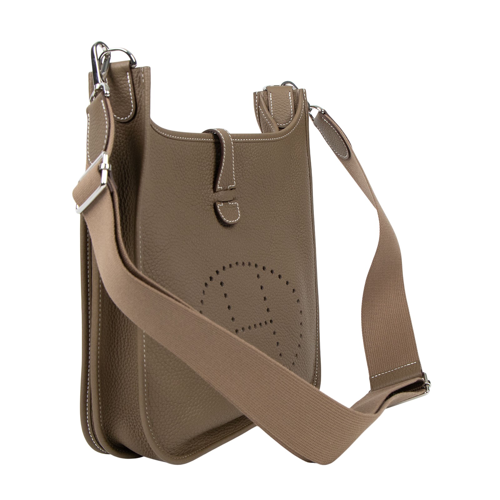 愛馬仕 Hermes Evelyne Bag 伊芙琳包 29 馬蹄型 EV29 Y刻 大象灰EVELYNE 29 無附屬品