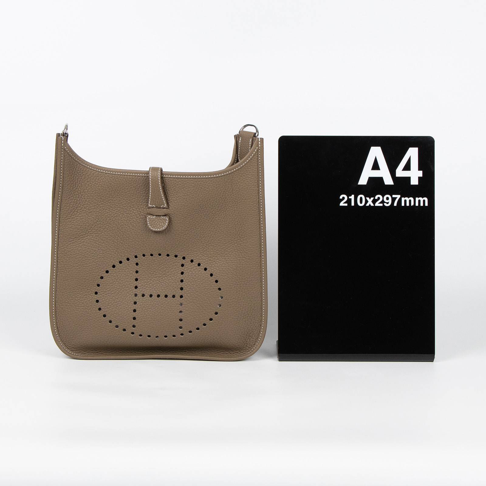 愛馬仕 Hermes Evelyne Bag 伊芙琳包 29 馬蹄型 EV29 Y刻 大象灰EVELYNE 29 無附屬品