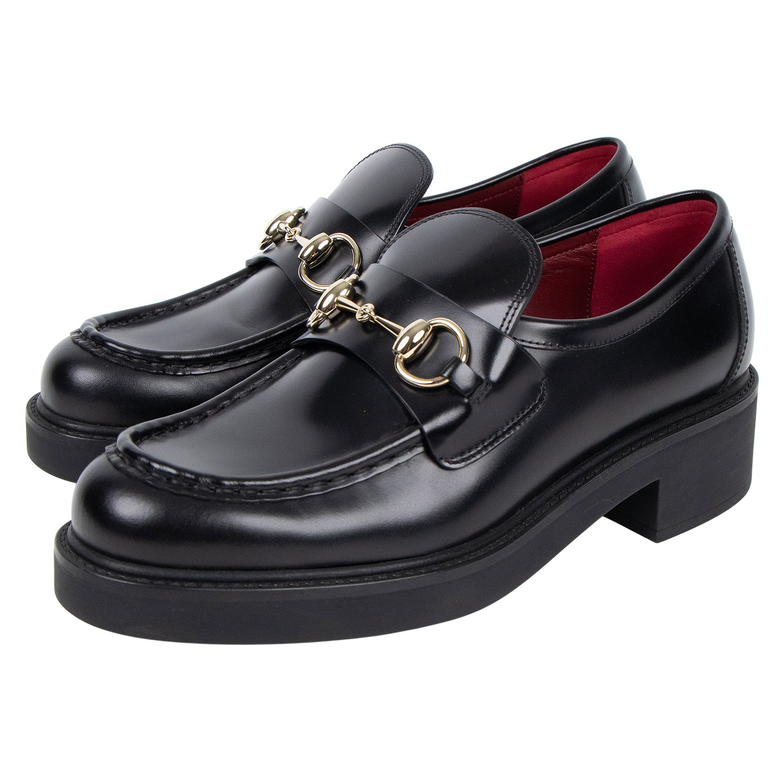 古馳 GUCCI 馬銜扣 樂福鞋 794378 0GQ00_375 黑馬銜釦樂福鞋#37.5 原廠盒子/防塵袋