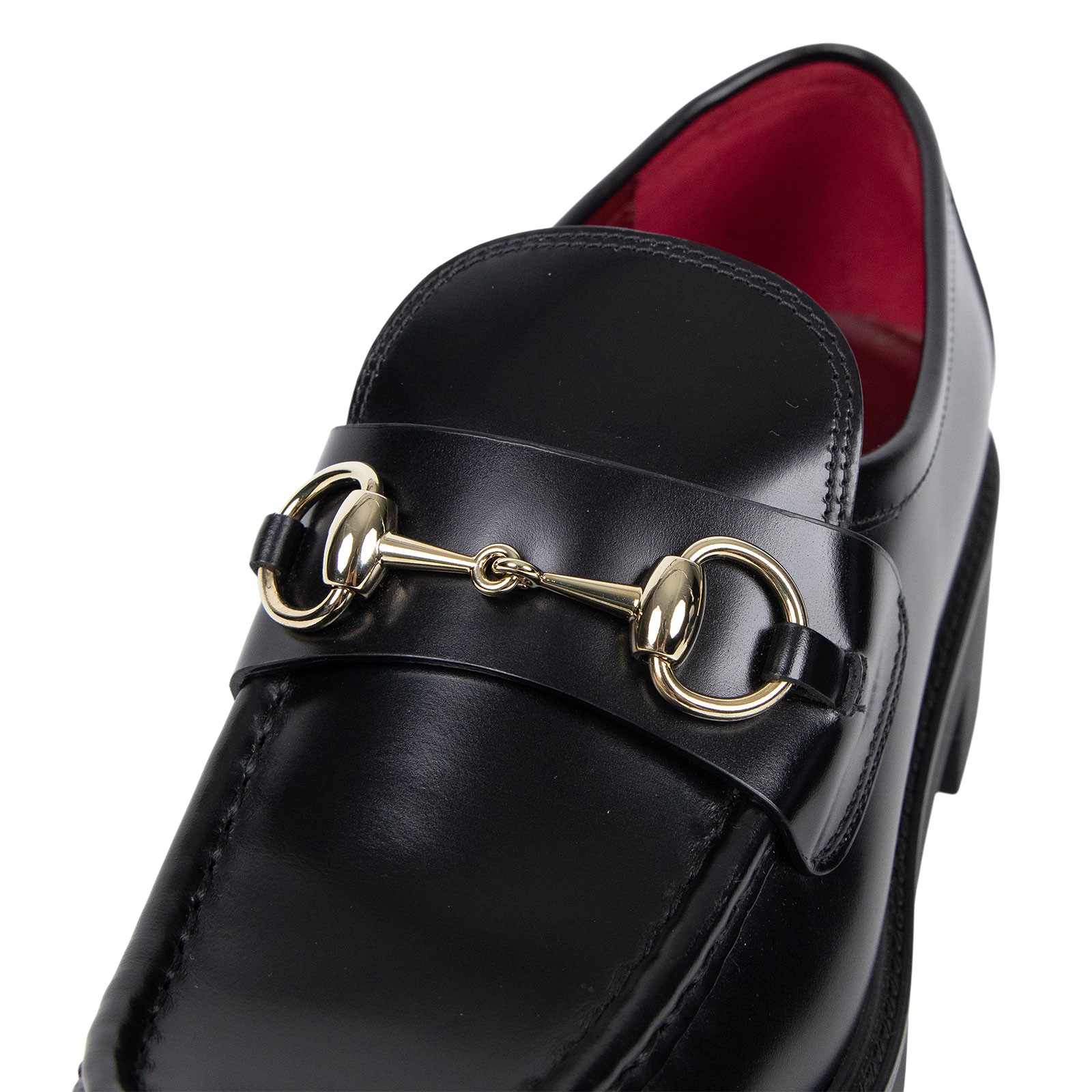 古馳 GUCCI 馬銜扣 樂福鞋 794378 0GQ00_375 黑馬銜釦樂福鞋#37.5 原廠盒子/防塵袋