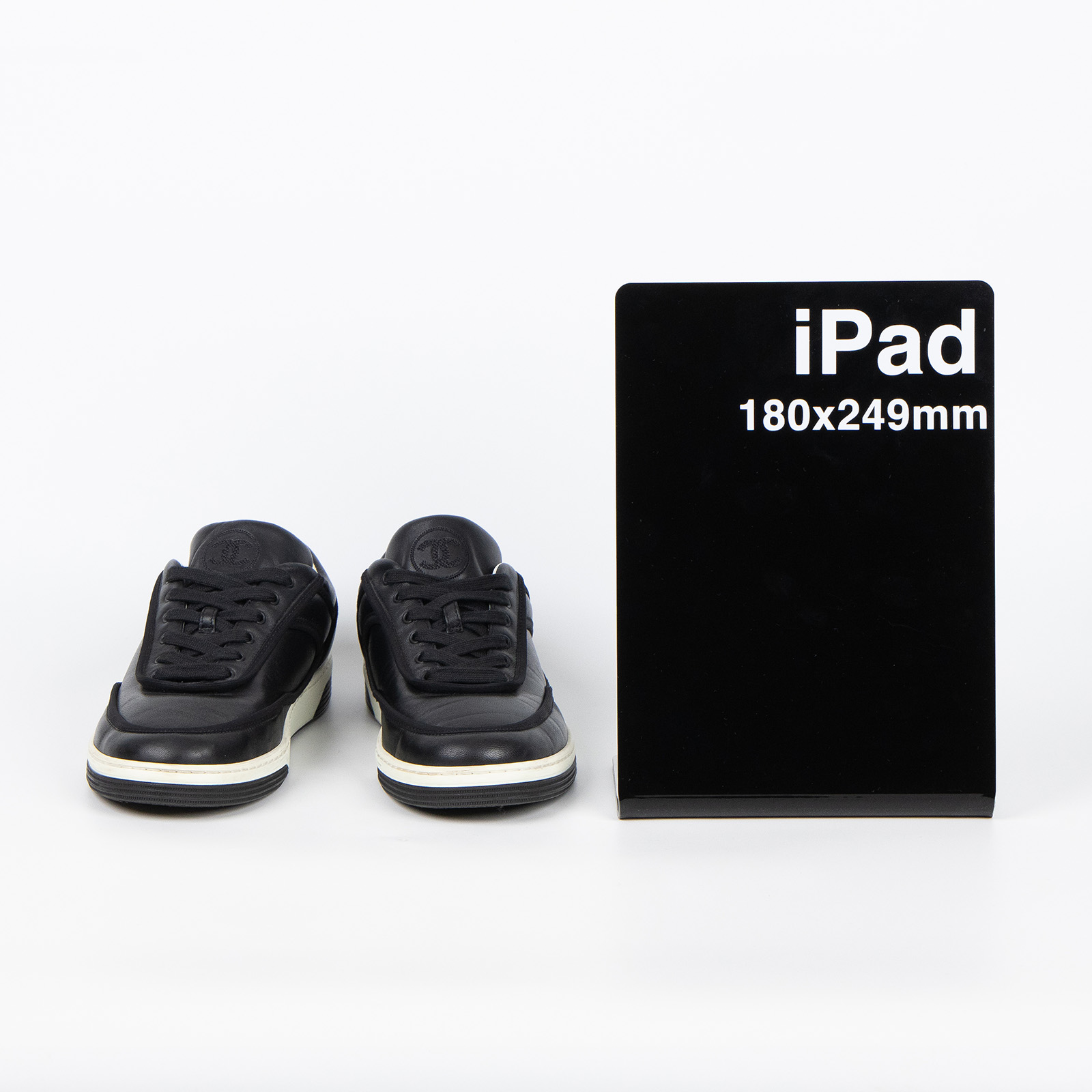 香奈兒 CHANEL 運動鞋 G37488_375 黑白休閒鞋#37.5 防塵袋