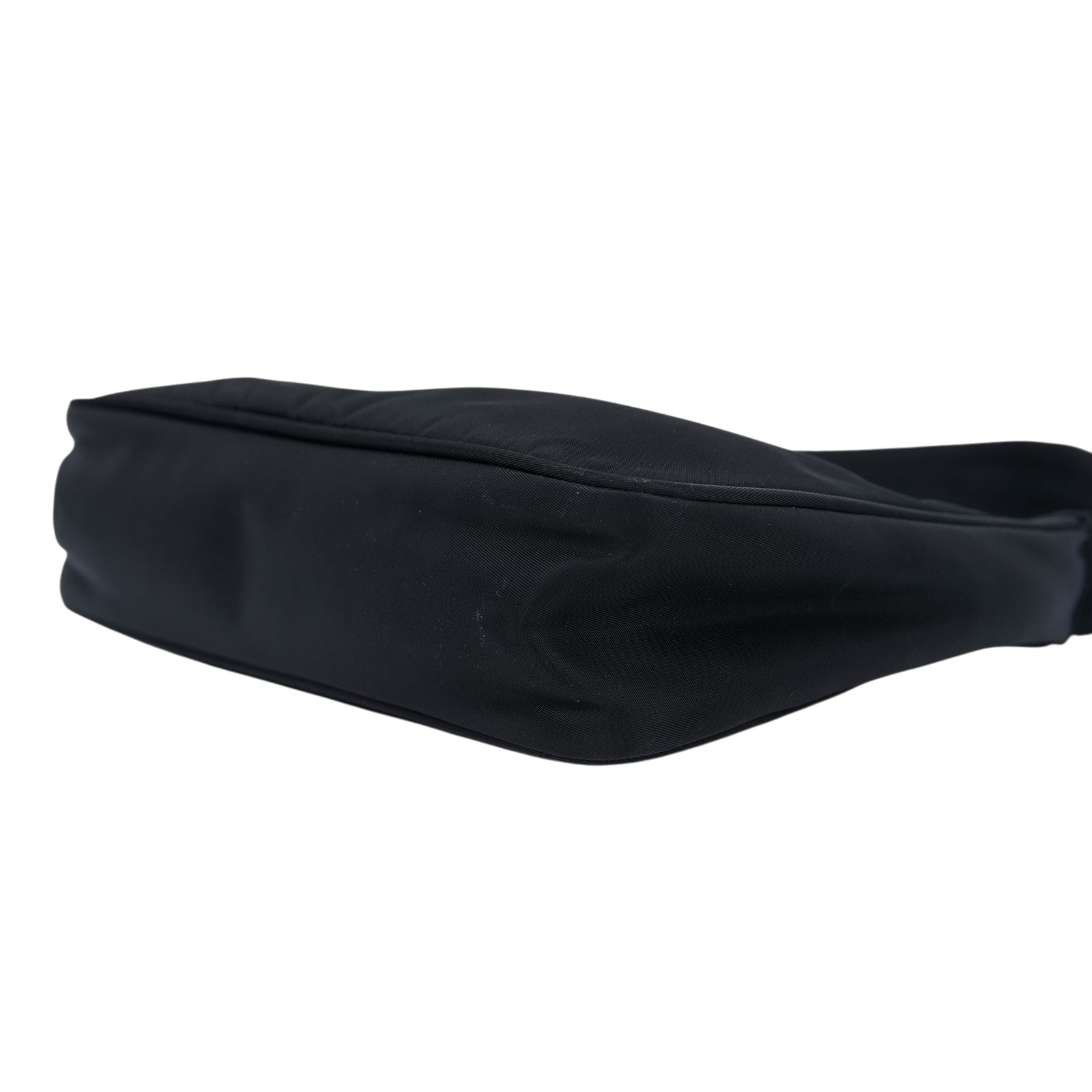 普拉達 PRADA Re-Edition 迷你 Hobo 包 1NE515_RDH0 黑hobo腋下包 購買證明影本