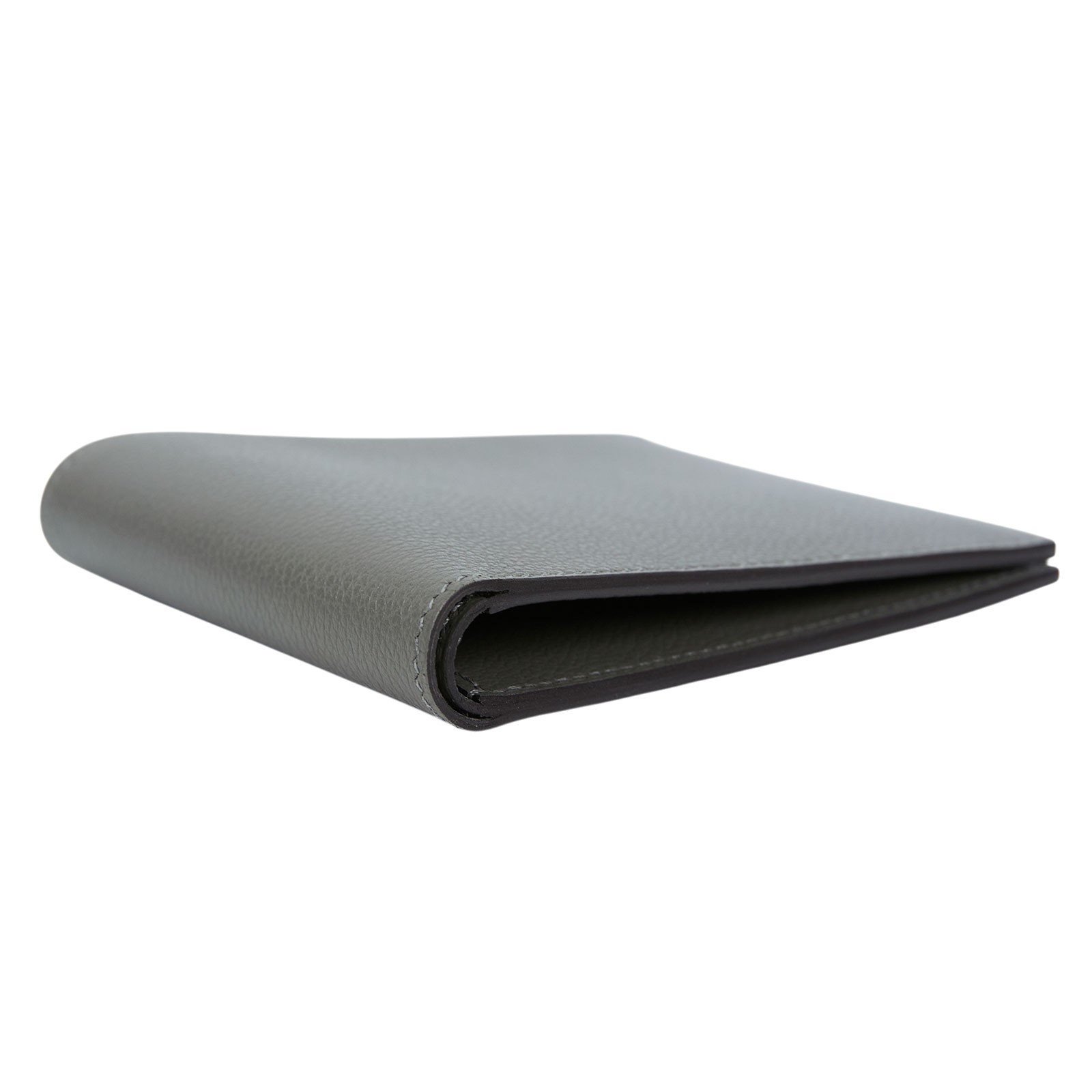 愛馬仕 Hermes Citizen Twill compact wallet 短夾 CITIZENTCW B刻 灰絲巾對開兩折短夾 原廠盒子