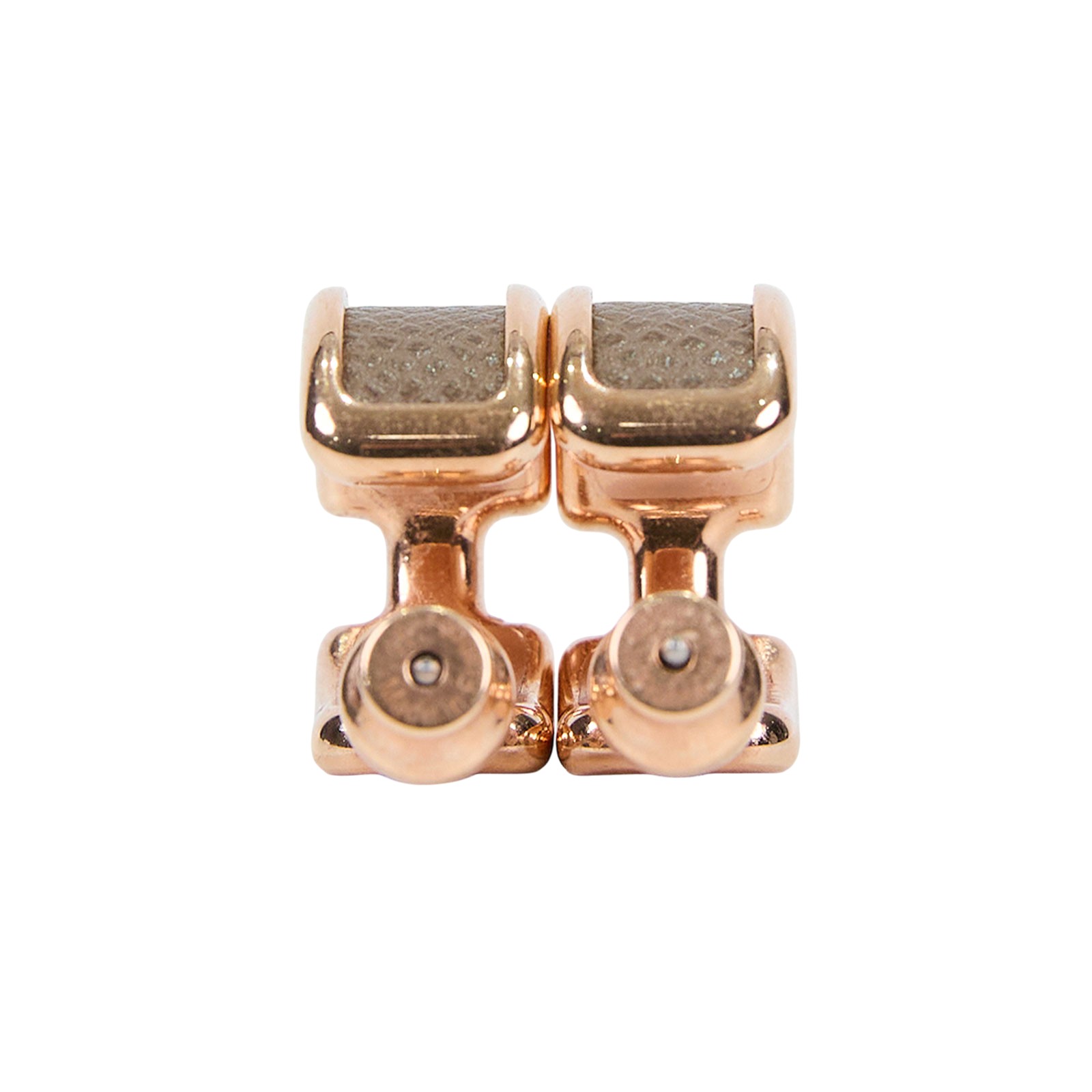 愛馬仕 Hermes Olympe 耳釘 小型 大象灰 H500359FD18  H耳環 原廠盒子/防塵袋