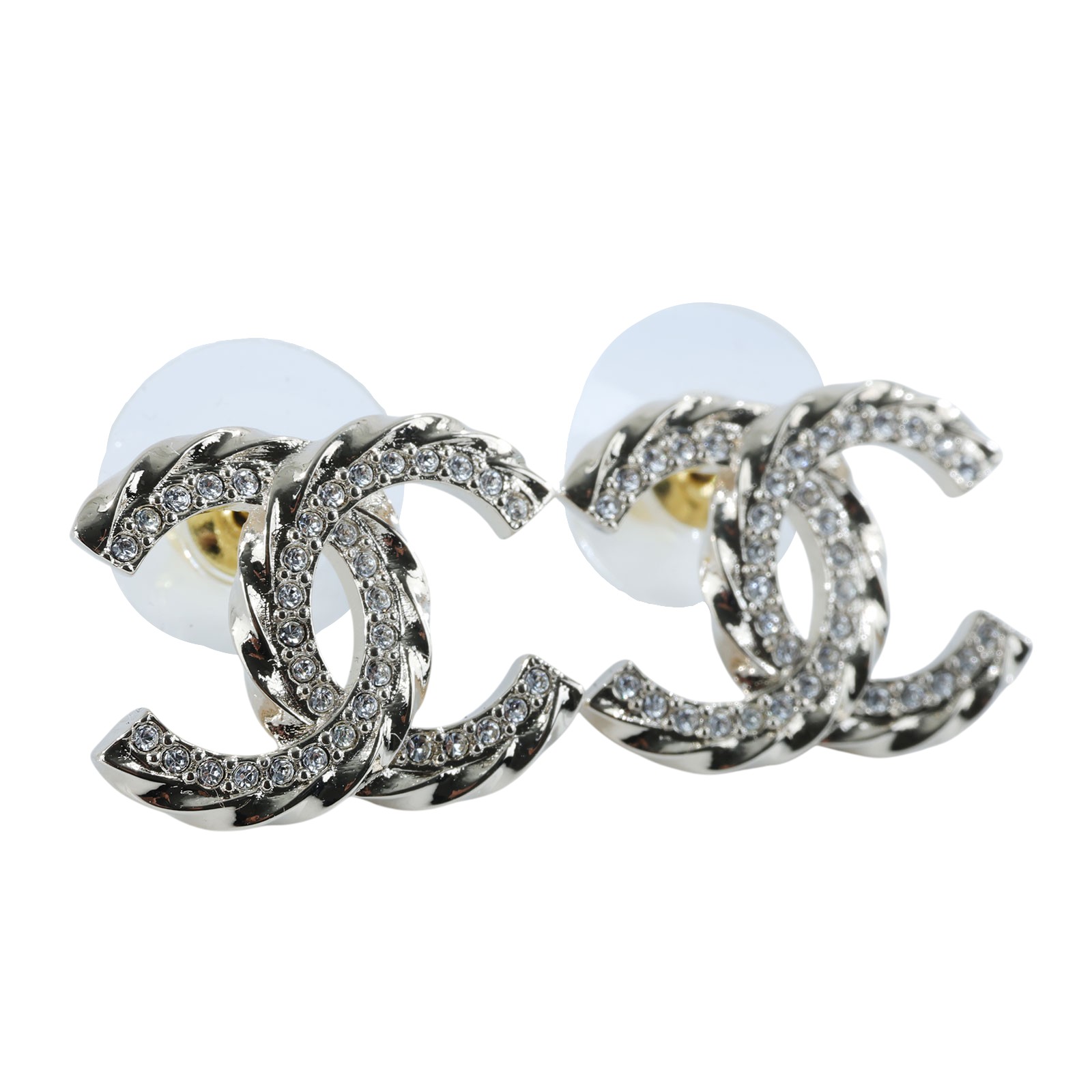 香奈兒 CHANEL 雙C LOGO 耳環 金色 B24 V 金色雙C耳環 原廠盒子