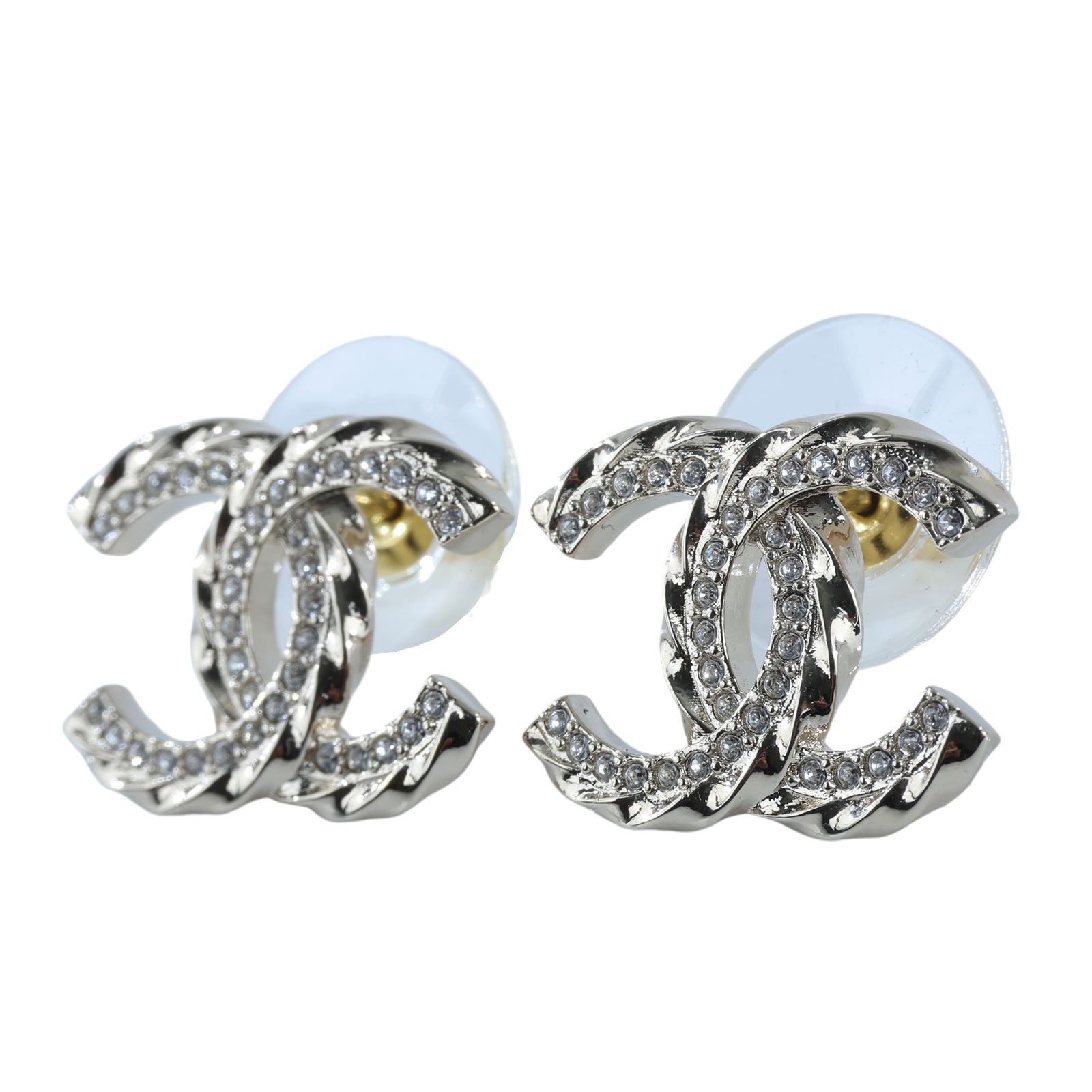 香奈兒 CHANEL 雙C LOGO 耳環 金色 B24 V 金色雙C耳環 原廠盒子