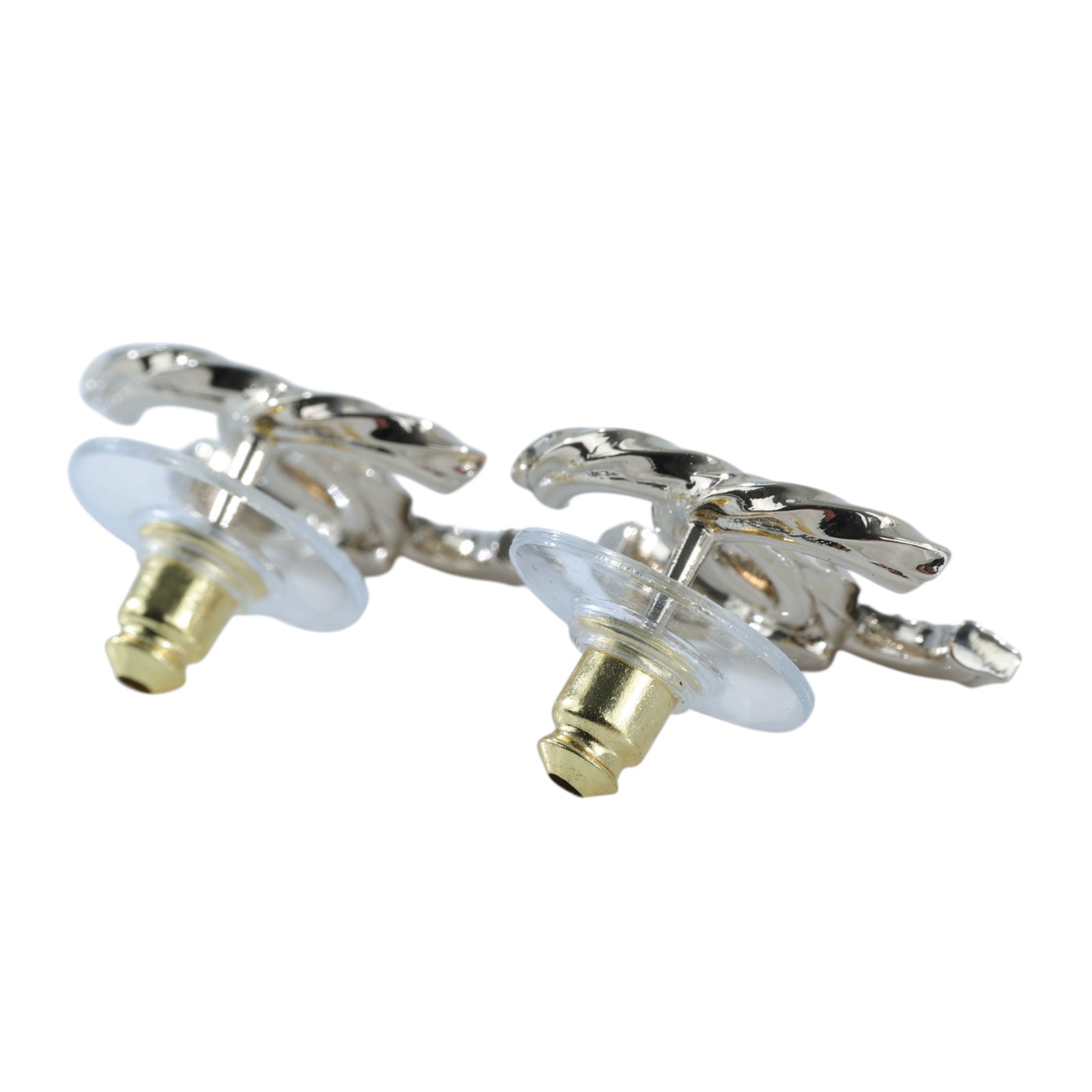 香奈兒 CHANEL 雙C LOGO 耳環 金色 B24 V 金色雙C耳環 原廠盒子