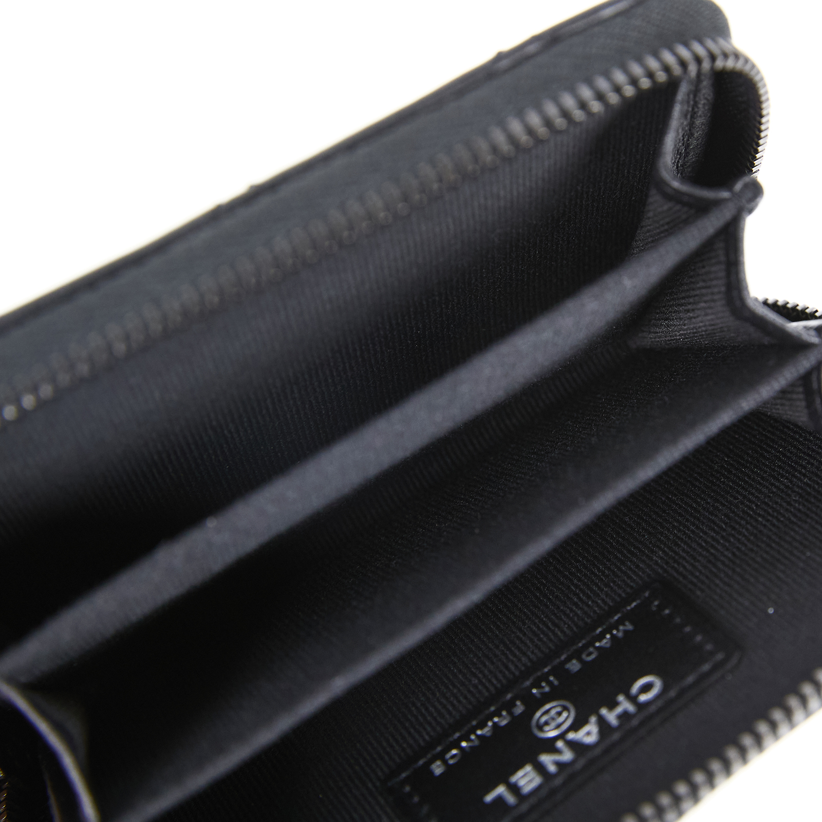 香奈兒 CHANEL 經典 拉鏈 零錢包 錢包 卡夾 AP0216 晶片款 黑羊SO BLACK拉鍊零錢包 原廠盒子/防塵袋