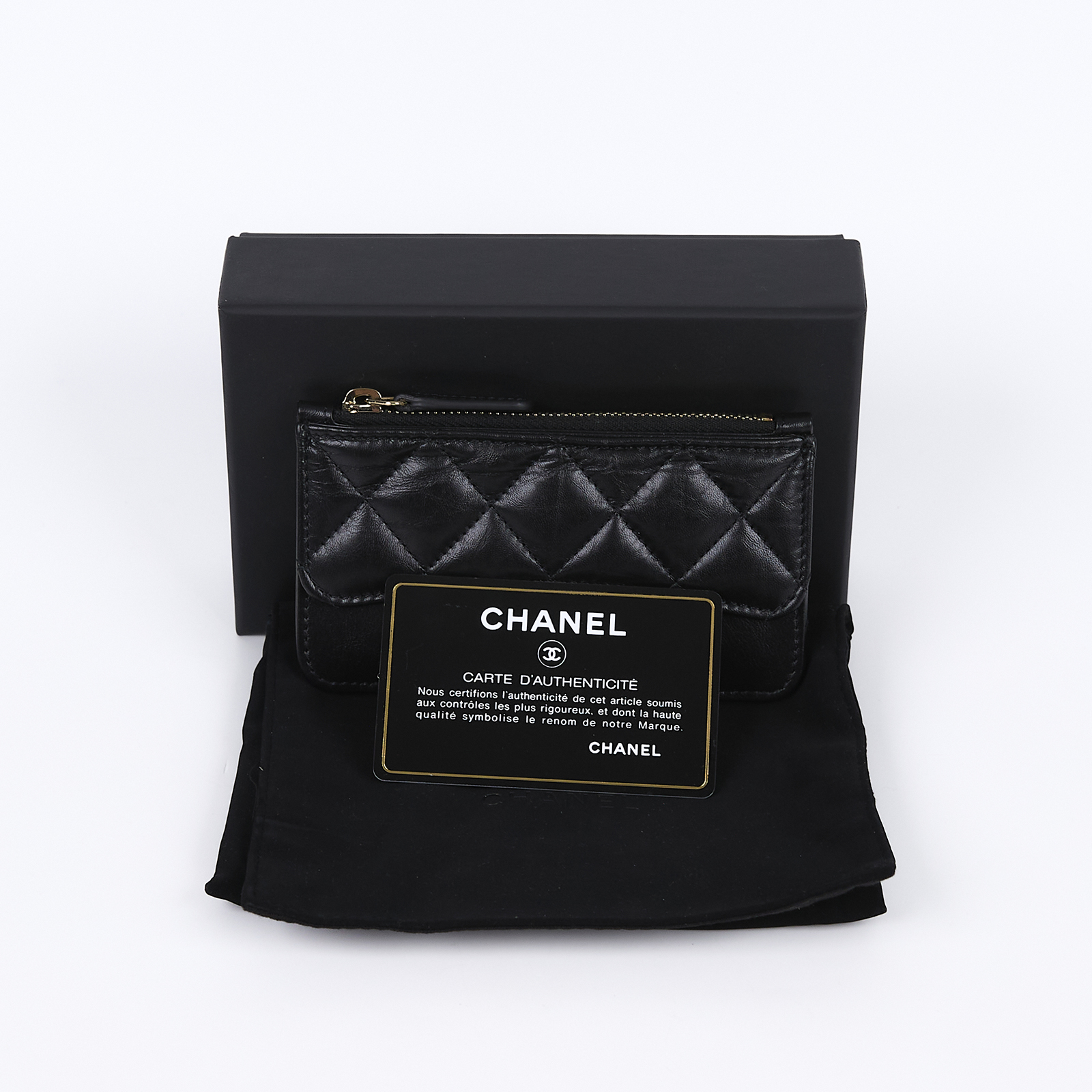 香奈兒 CHANEL 2.55 錢包 卡夾 AP0624 黑金2.55卡包 防塵袋/原廠盒子/保證卡