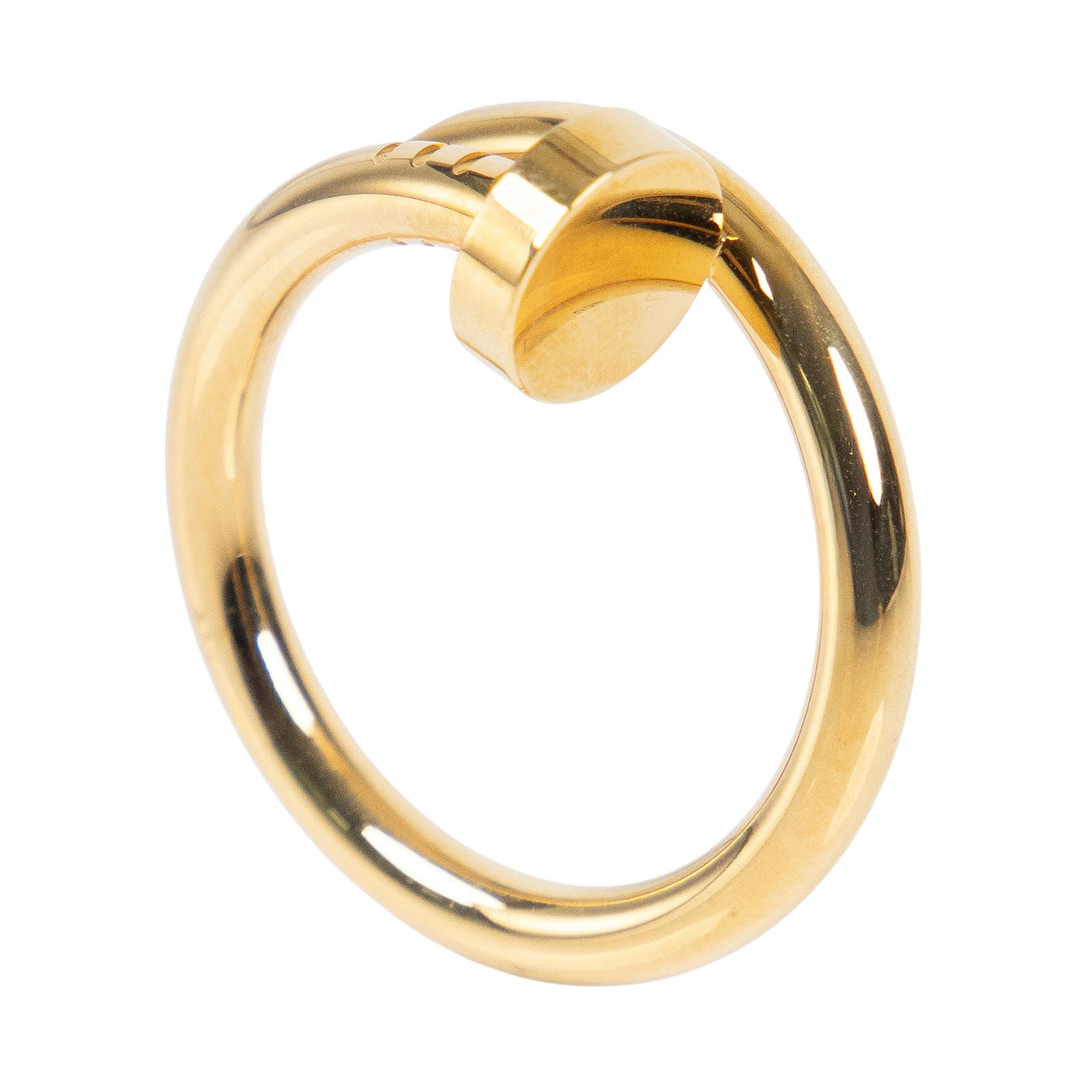 卡地亞 CARTIER Juste un Clou 戒指 經典款 B4092654 YG釘子戒指 #54 原廠盒子/保證卡/購買證明