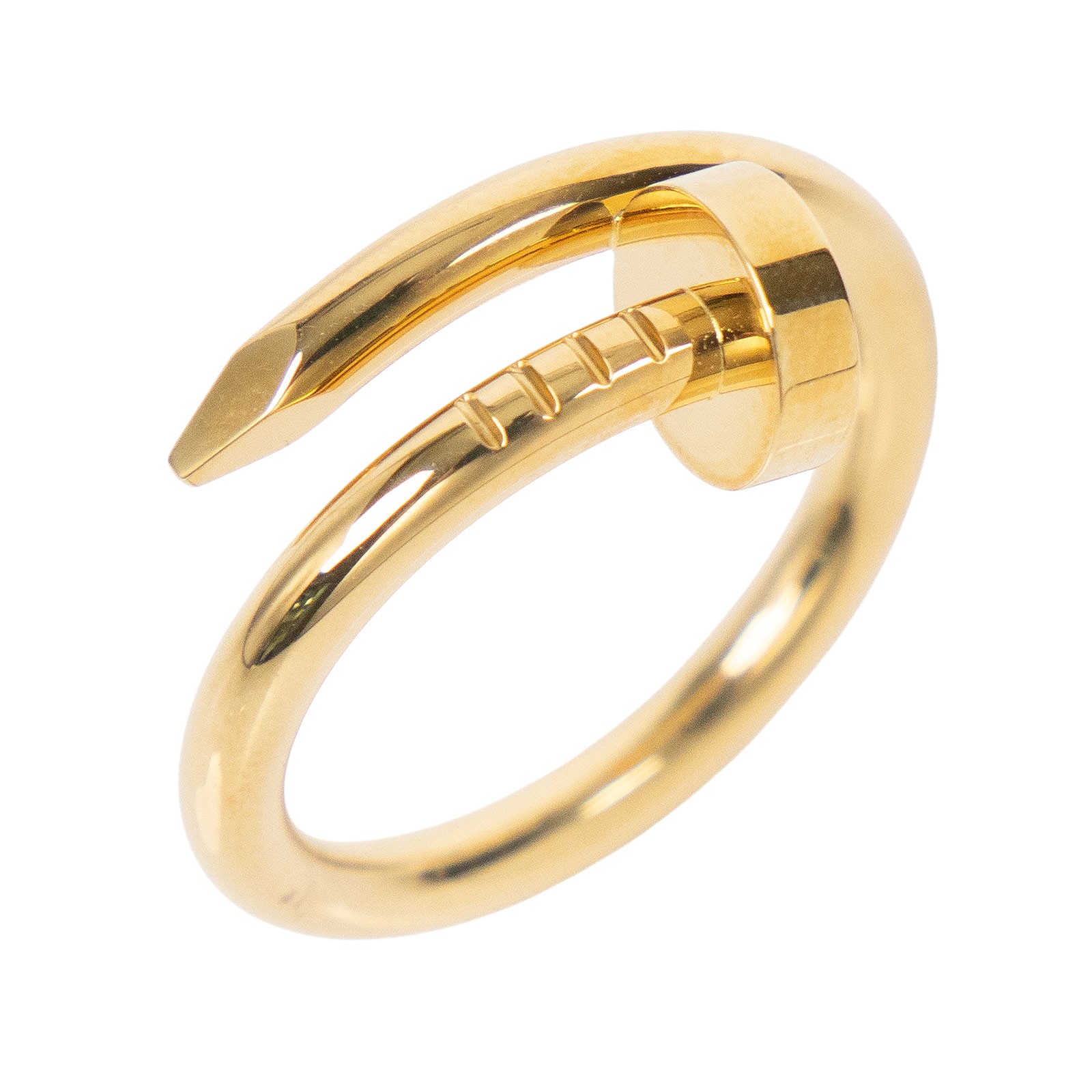 卡地亞 CARTIER Juste un Clou 戒指 經典款 B4092654 YG釘子戒指 #54 原廠盒子/保證卡/購買證明