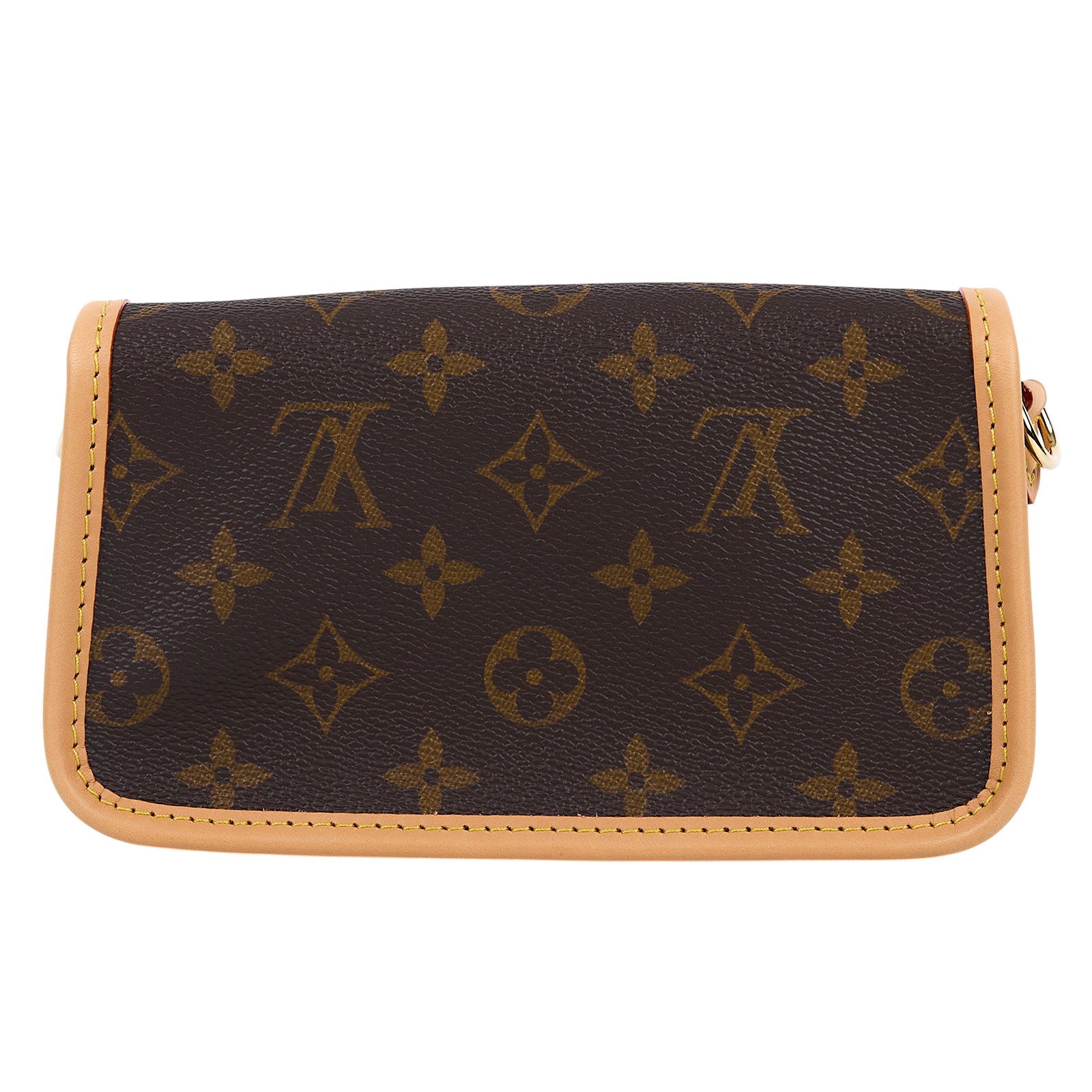 路易威登 LOUIS VUITTON Nano Diane 腋下包法棍 單肩背包 經典帆布 M83298 晶片款  原廠盒子/防塵袋/購買證明/短背帶