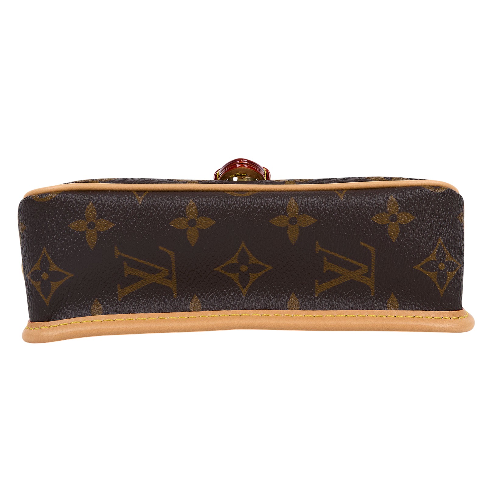 路易威登 LOUIS VUITTON Nano Diane 腋下包法棍 單肩背包 經典帆布 M83298 晶片款  原廠盒子/防塵袋/購買證明/短背帶