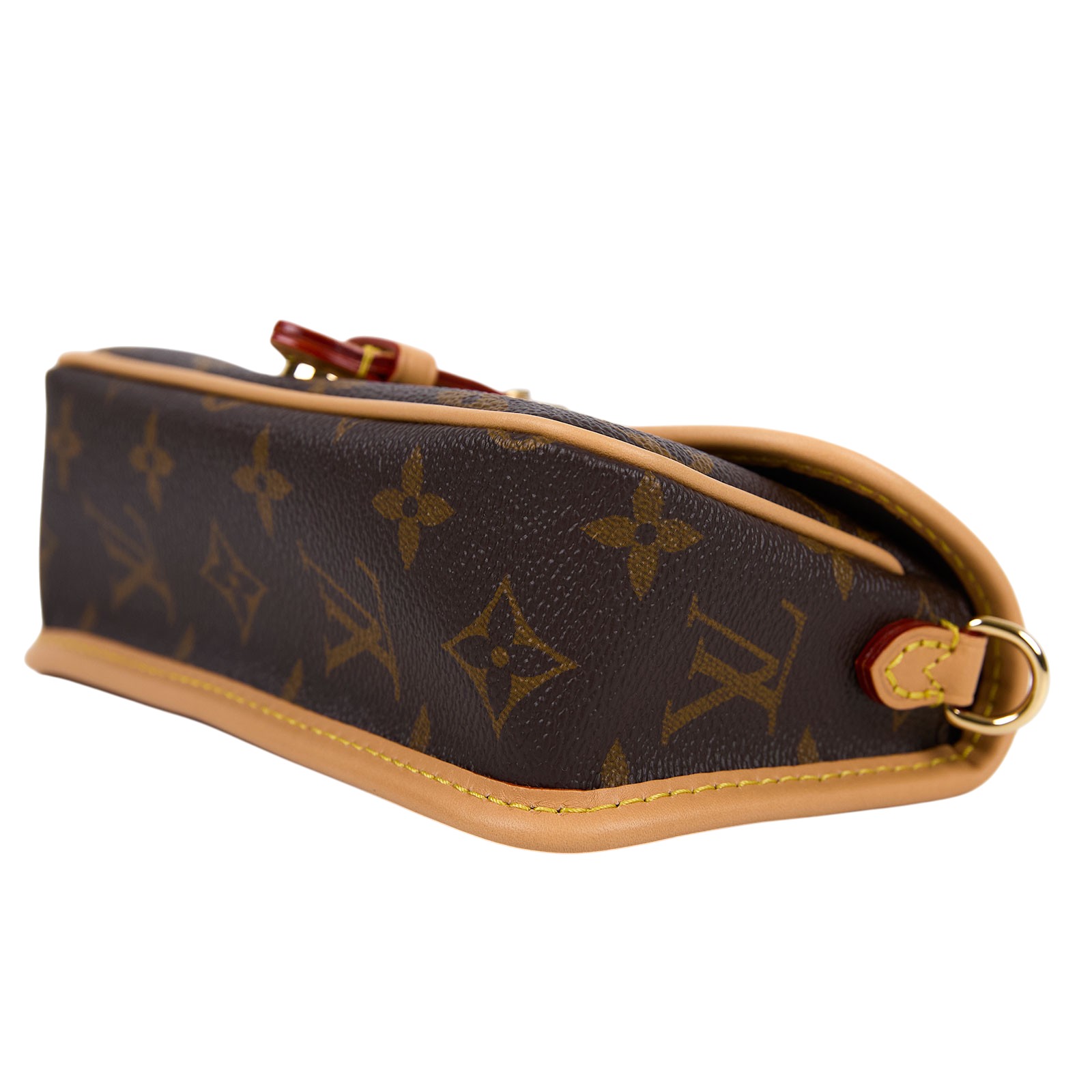 路易威登 LOUIS VUITTON Nano Diane 腋下包法棍 單肩背包 經典帆布 M83298 晶片款  原廠盒子/防塵袋/購買證明/短背帶