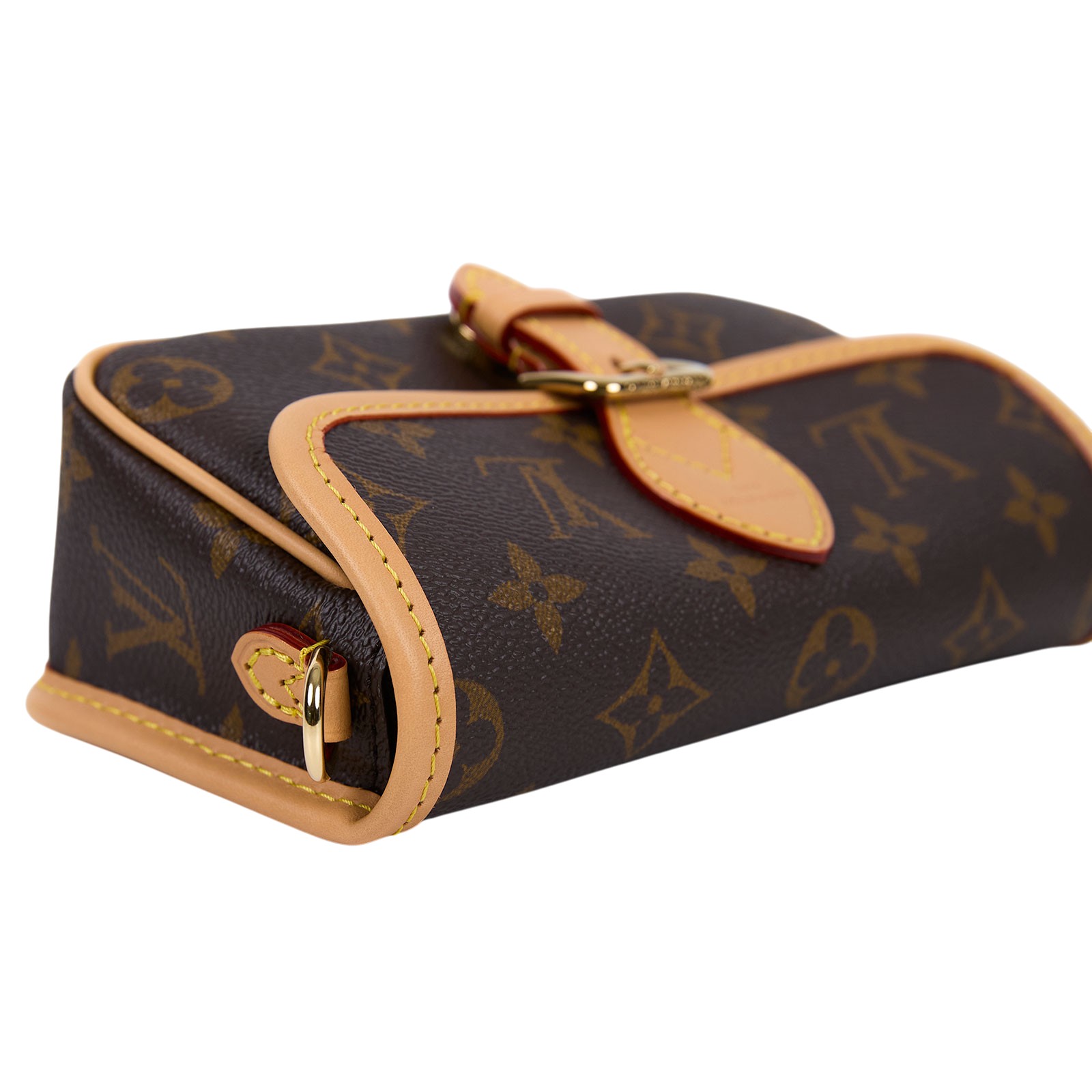 路易威登 LOUIS VUITTON Nano Diane 腋下包法棍 單肩背包 經典帆布 M83298 晶片款  原廠盒子/防塵袋/購買證明/短背帶