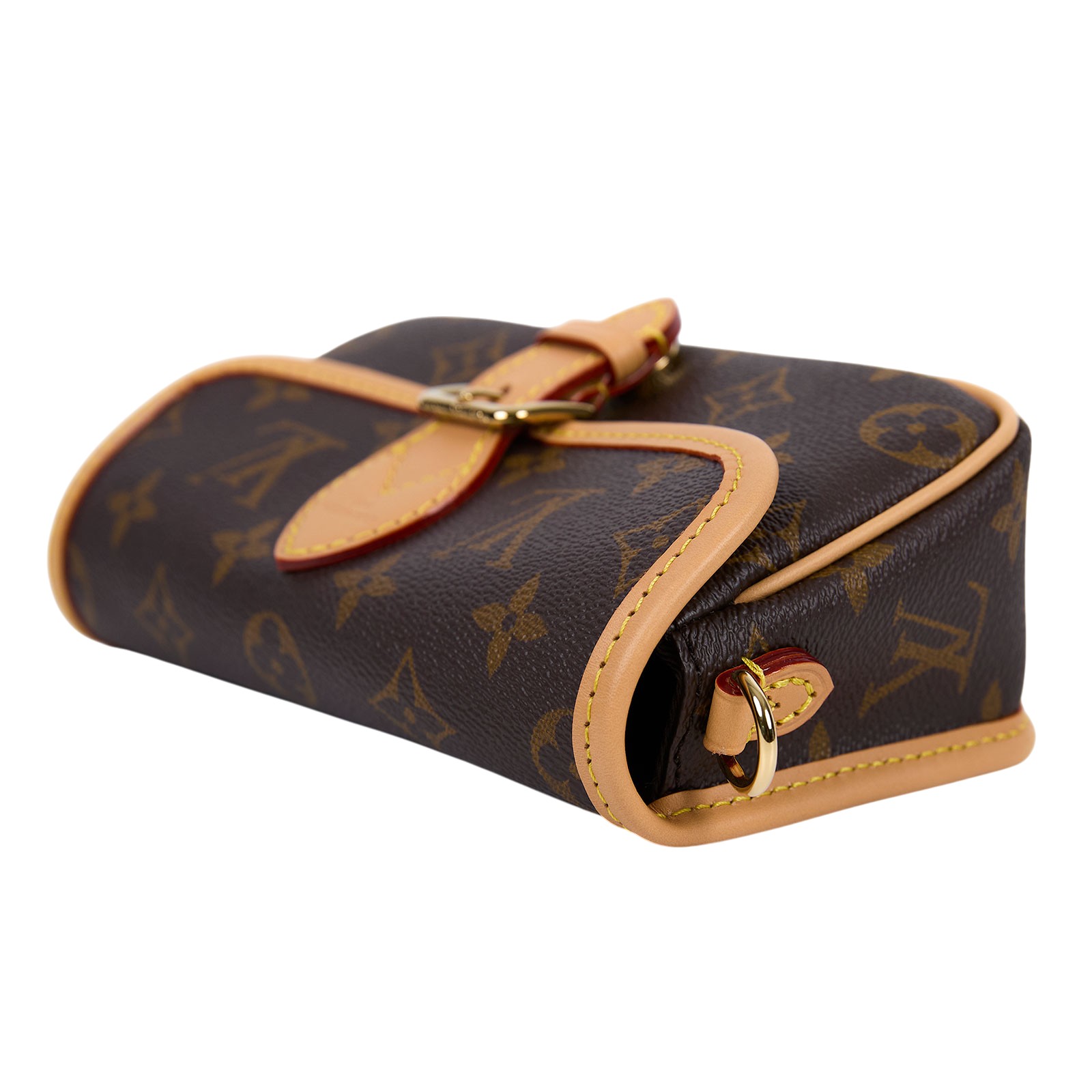 路易威登 LOUIS VUITTON Nano Diane 腋下包法棍 單肩背包 經典帆布 M83298 晶片款  原廠盒子/防塵袋/購買證明/短背帶