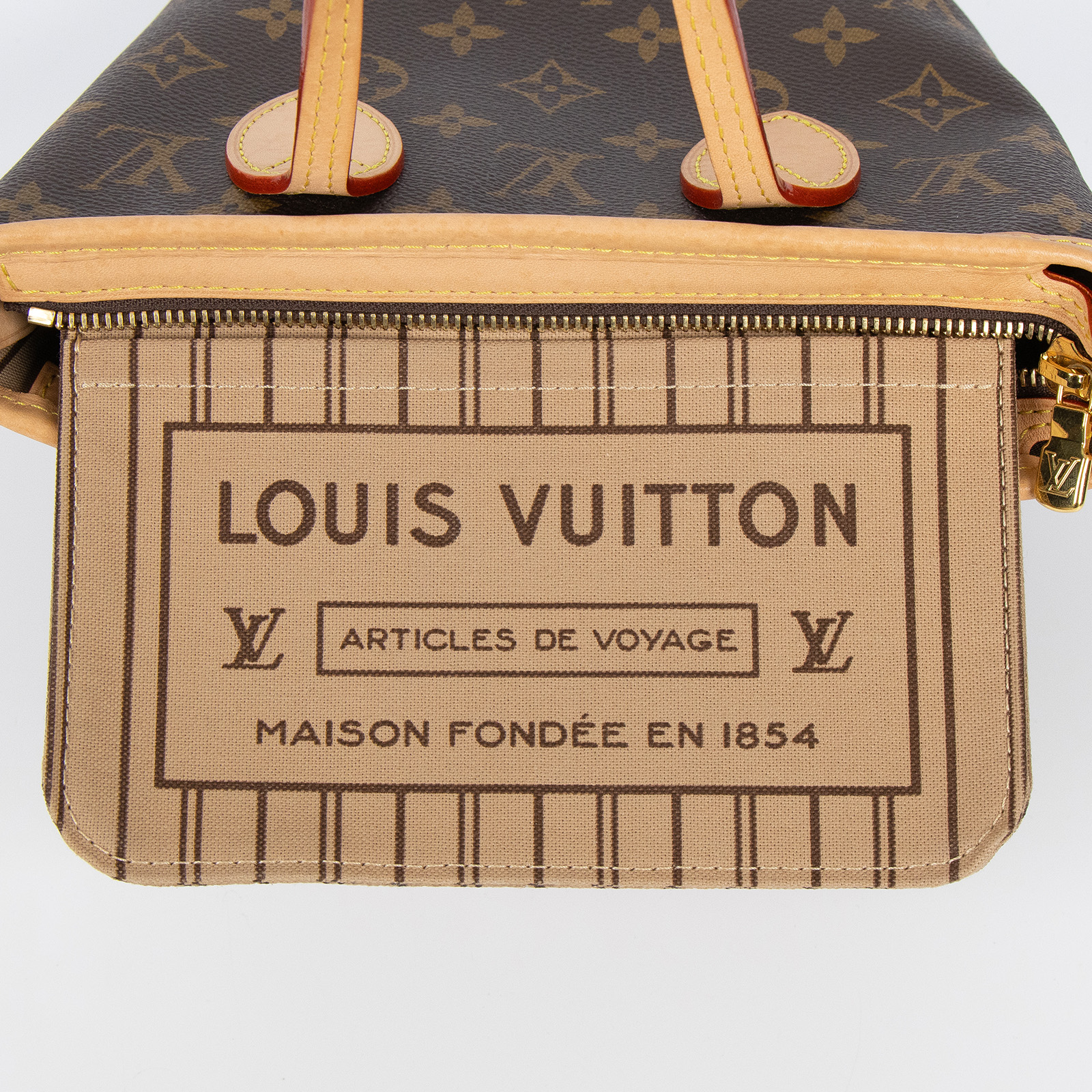 路易威登 LOUIS VUITTON Neverfull BB 單肩包 托特包 M46705 晶片款  原廠盒子/防塵袋/購買證明/背帶/圓零錢包