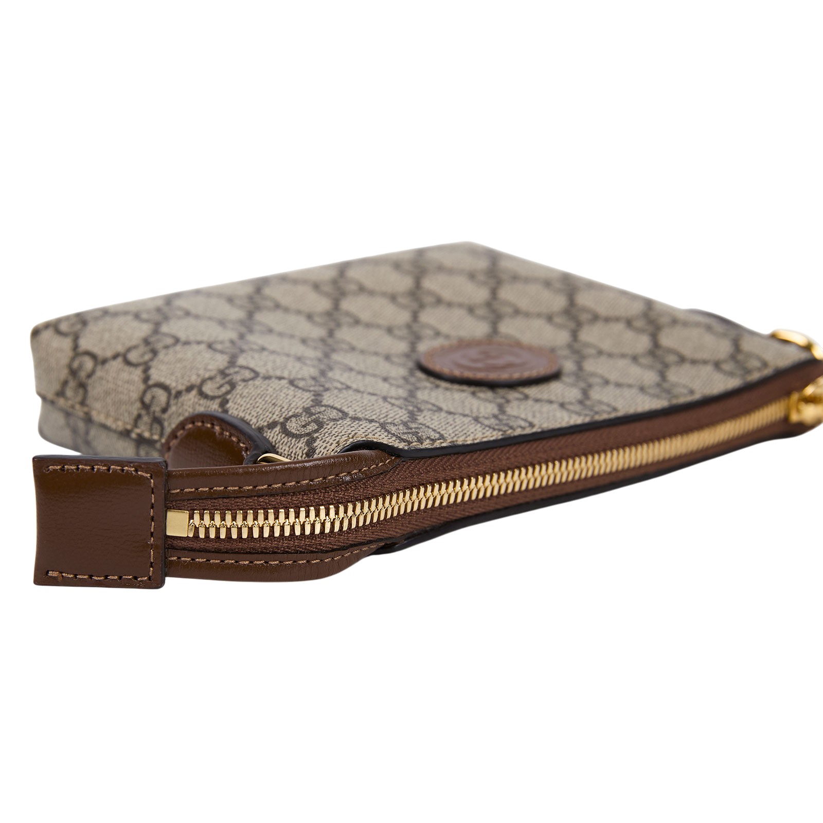 古馳 GUCCI Interlocking G 兩用 小方包 棕色 723306 92THG GG紋斜背包 無附屬品