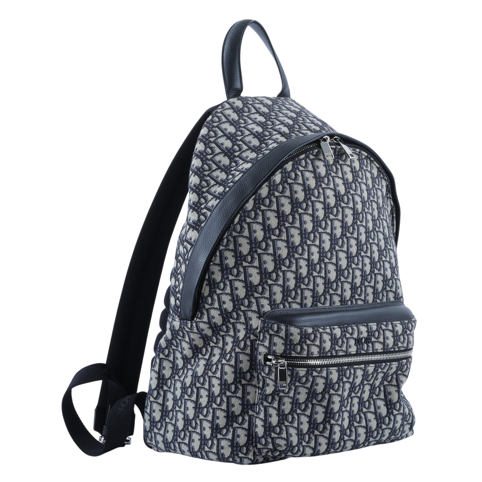 迪奧 CHRISTIAN DIOR Rider 後背包 1VOBA088YKY 藍老花後背包 保證卡
