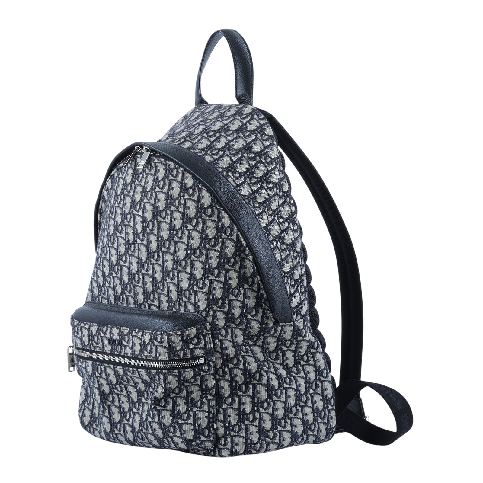 迪奧 CHRISTIAN DIOR Rider 後背包 1VOBA088YKY 藍老花後背包 保證卡