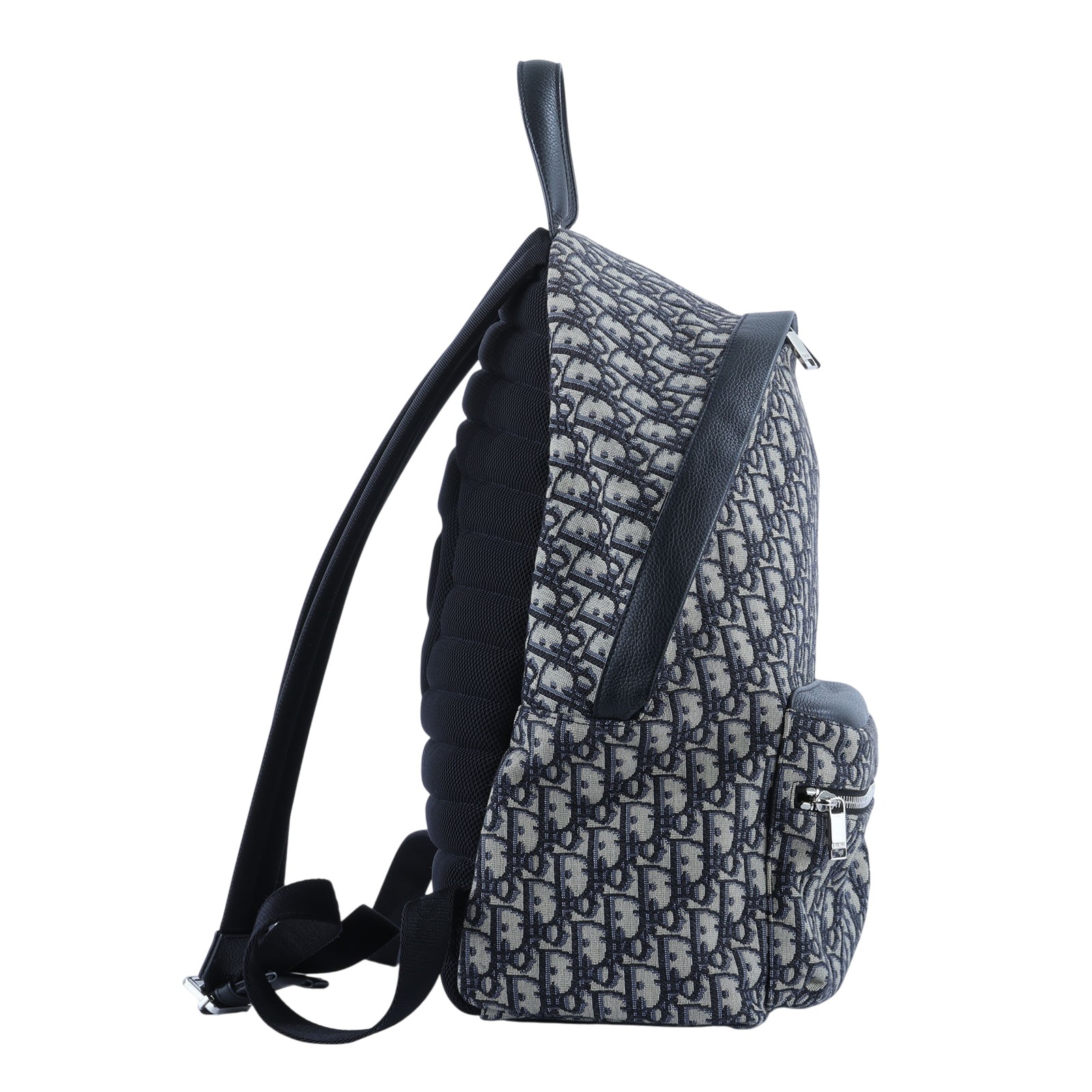 迪奧 CHRISTIAN DIOR Rider 後背包 1VOBA088YKY 藍老花後背包 保證卡