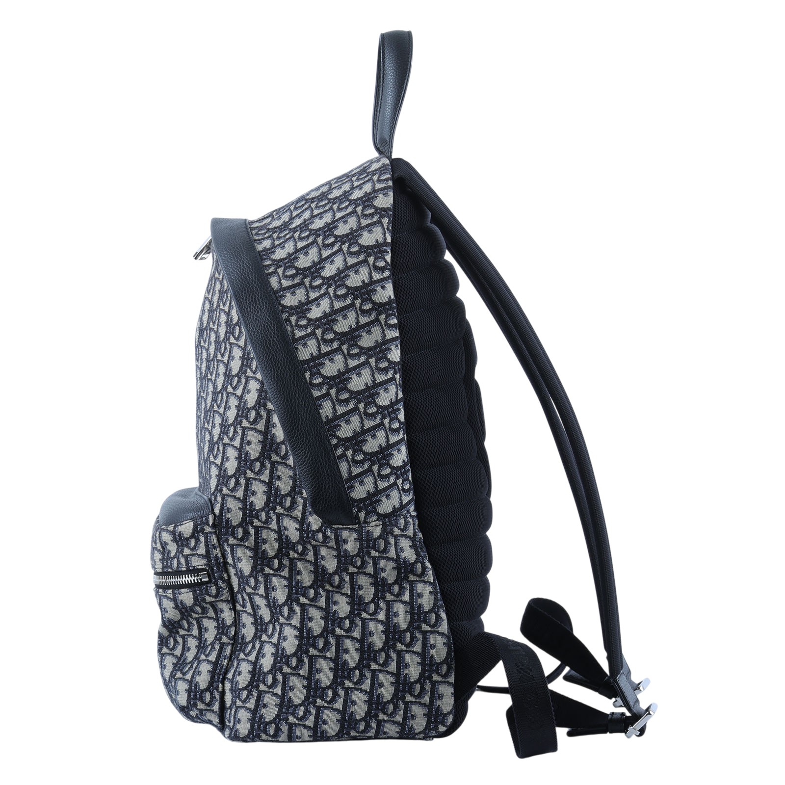 迪奧 CHRISTIAN DIOR Rider 後背包 1VOBA088YKY 藍老花後背包 保證卡