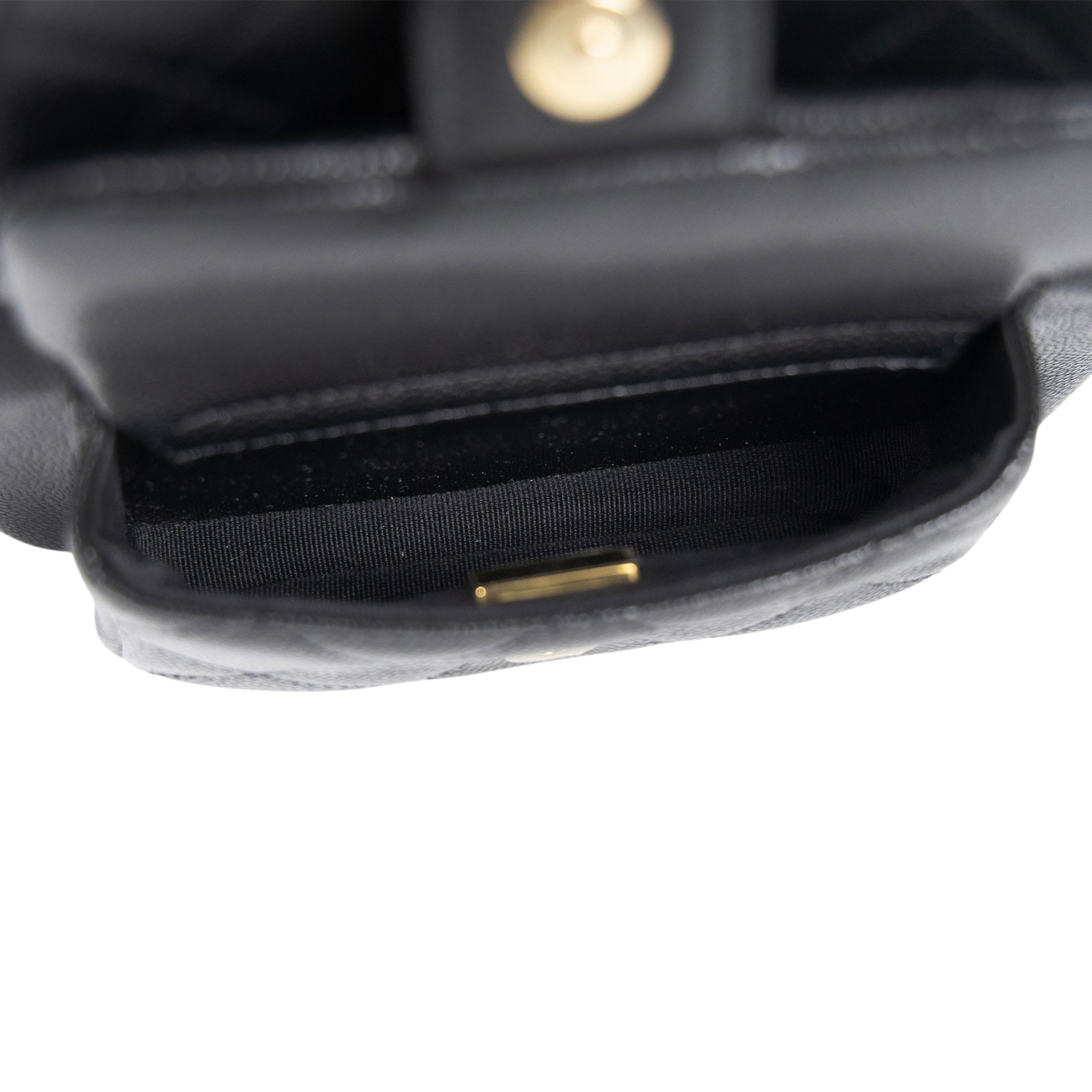 香奈兒 CHANEL 粒紋小牛皮 金色金屬 小型 後背包 AS4399 晶片款 黑荔枝TANK後背包 原廠盒子/防塵袋